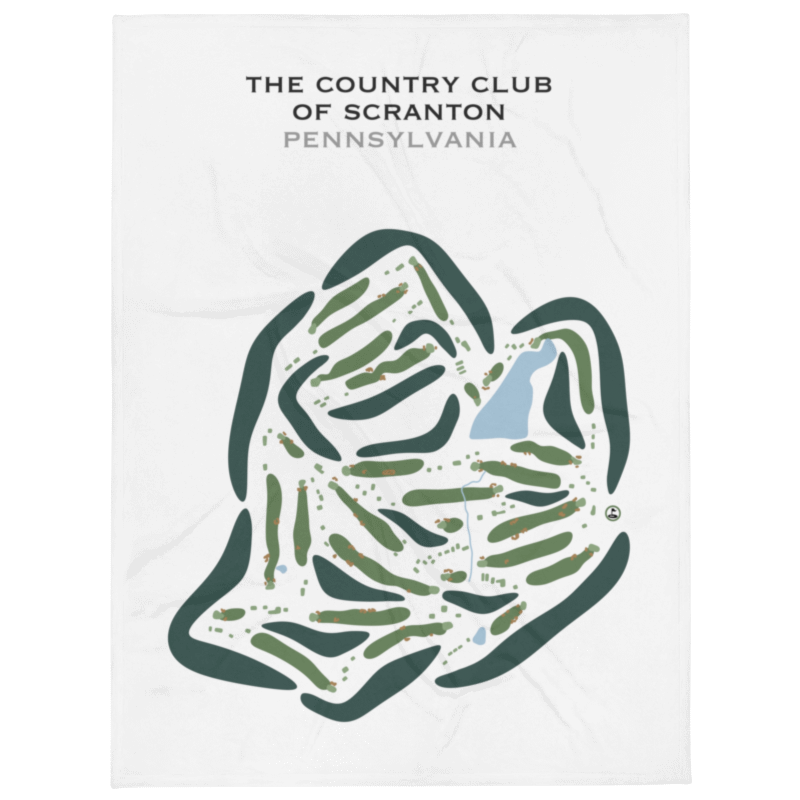 The Country Club of Scranton, Pennsylvania - Printed Golf Courses