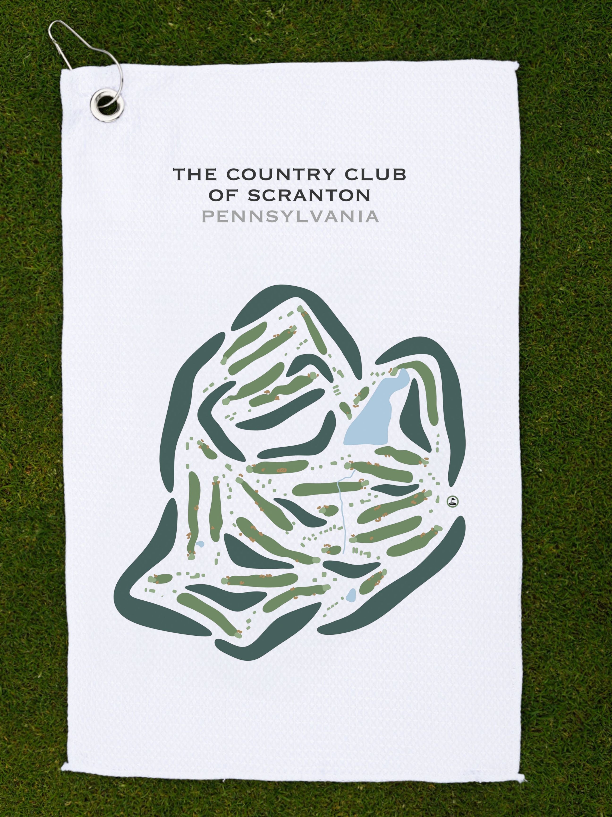 The Country Club of Scranton, Pennsylvania - Printed Golf Courses