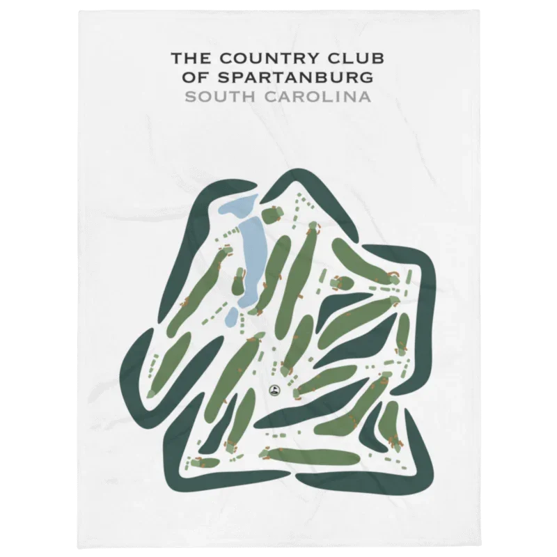 The Country Club of Spartanburg, South Carolina - Printed Golf Courses