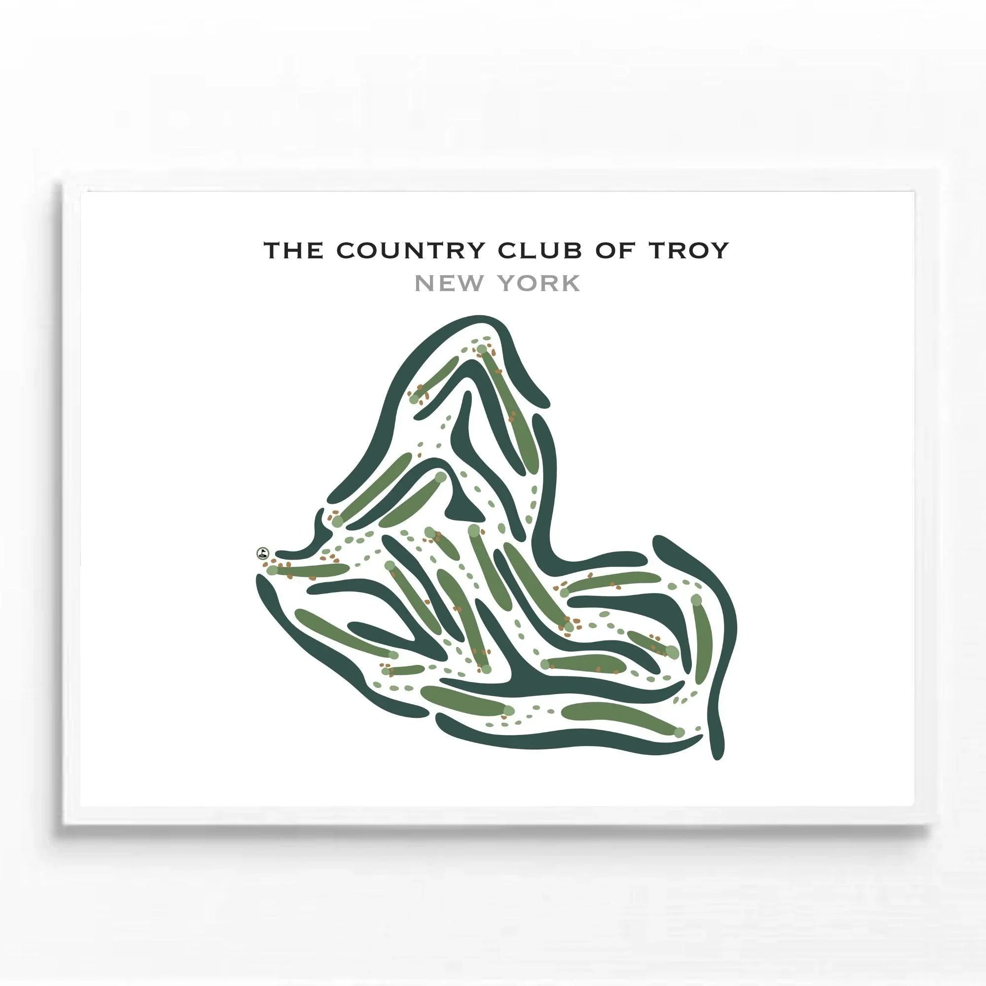 The Country Club Of Troy, New York - Printed Golf Courses