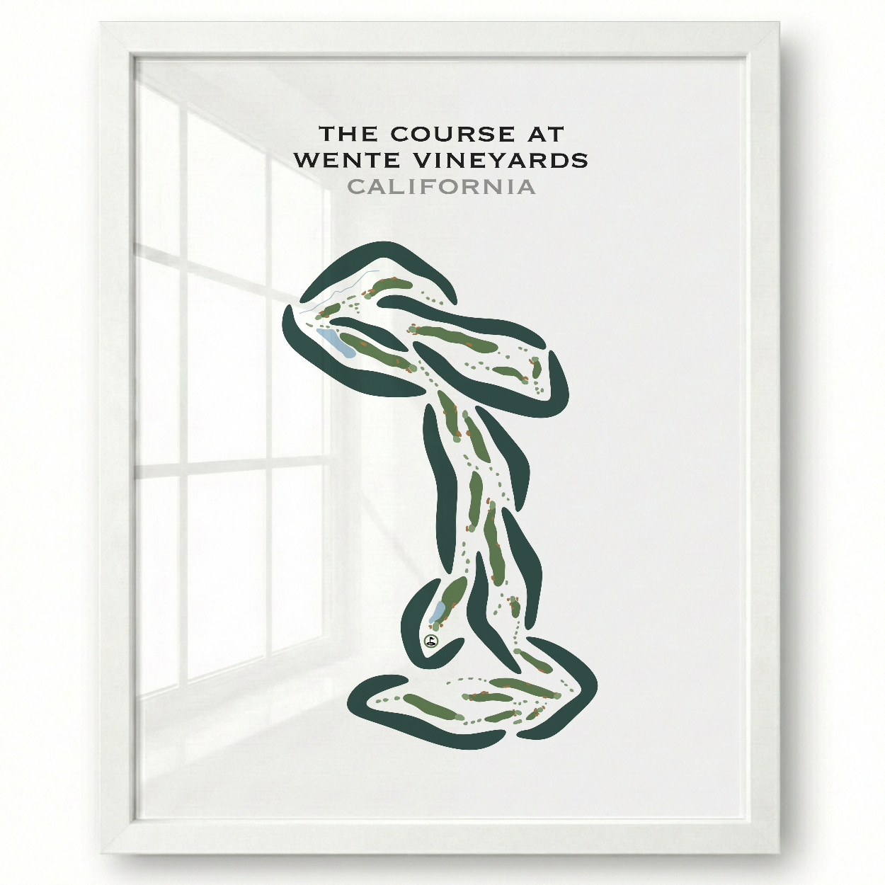 The Course at Wente Vineyards, California - Printed Golf Courses
