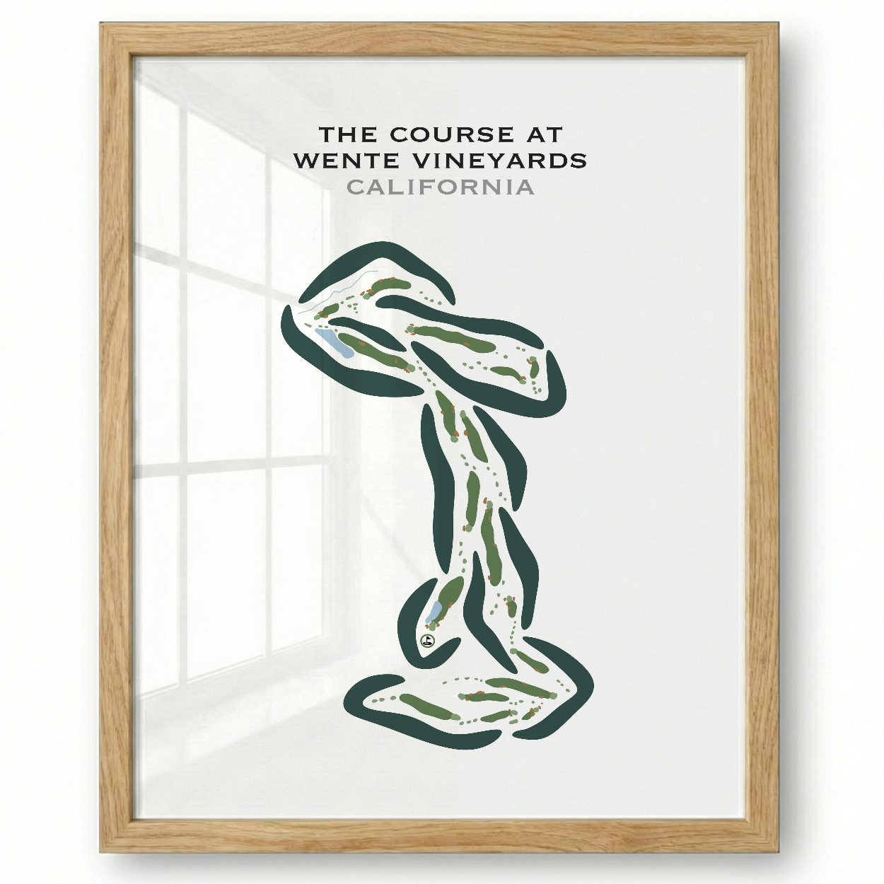 The Course at Wente Vineyards, California - Printed Golf Courses