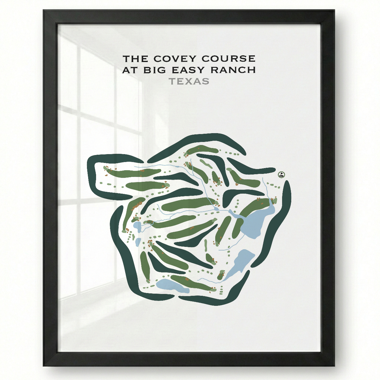 The Covey Course at Big Easy Ranch, Texas - Printed Golf Courses