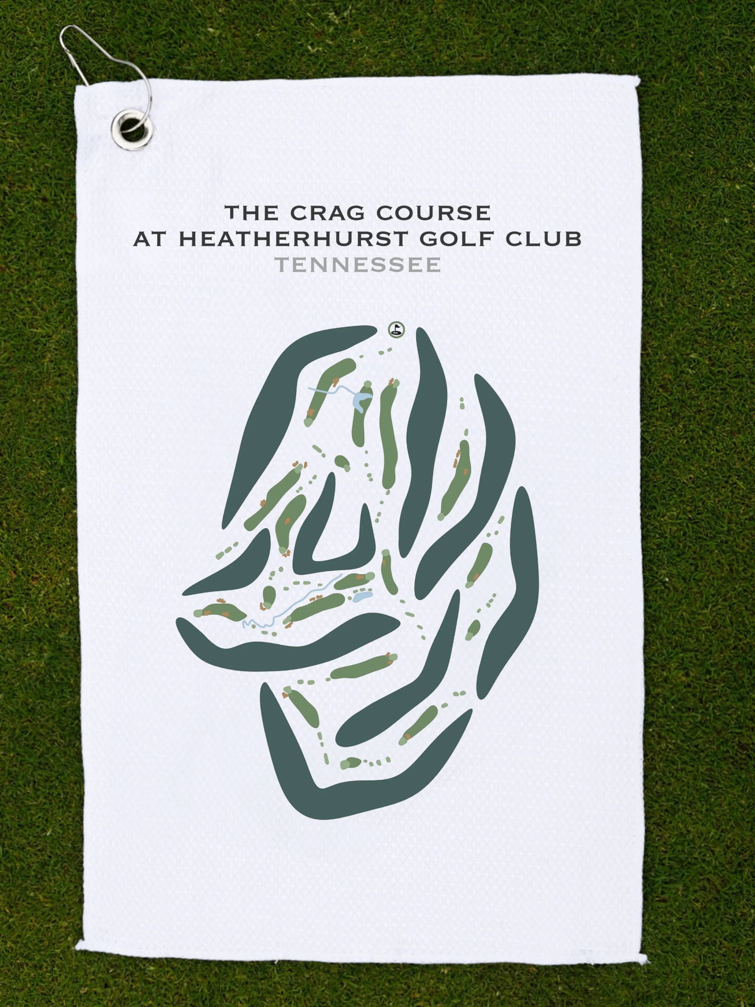 The Crag Course at Heatherhurst Golf Club, Fairfield Glade, Tennessee - Printed Golf Courses