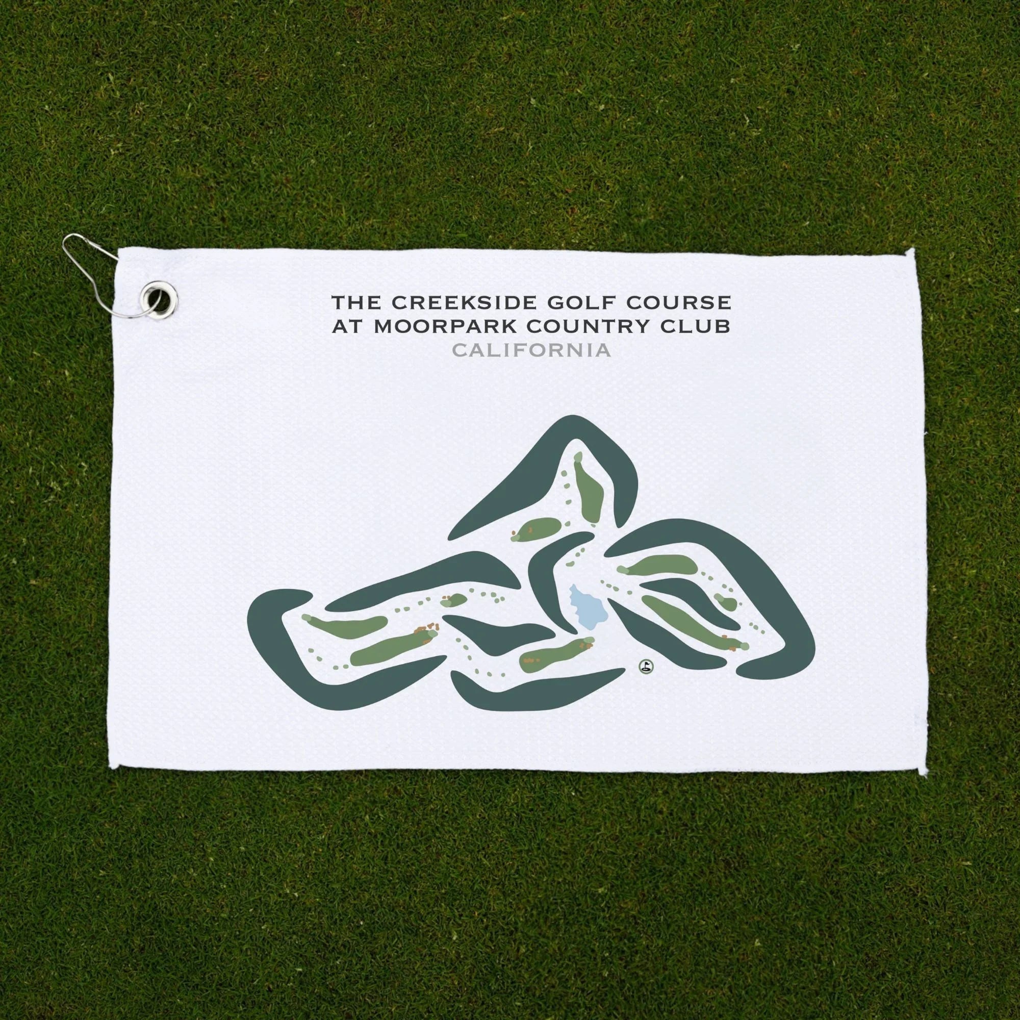The Creekside Golf Course at Moorpark Country Club, California - Printed Golf Courses