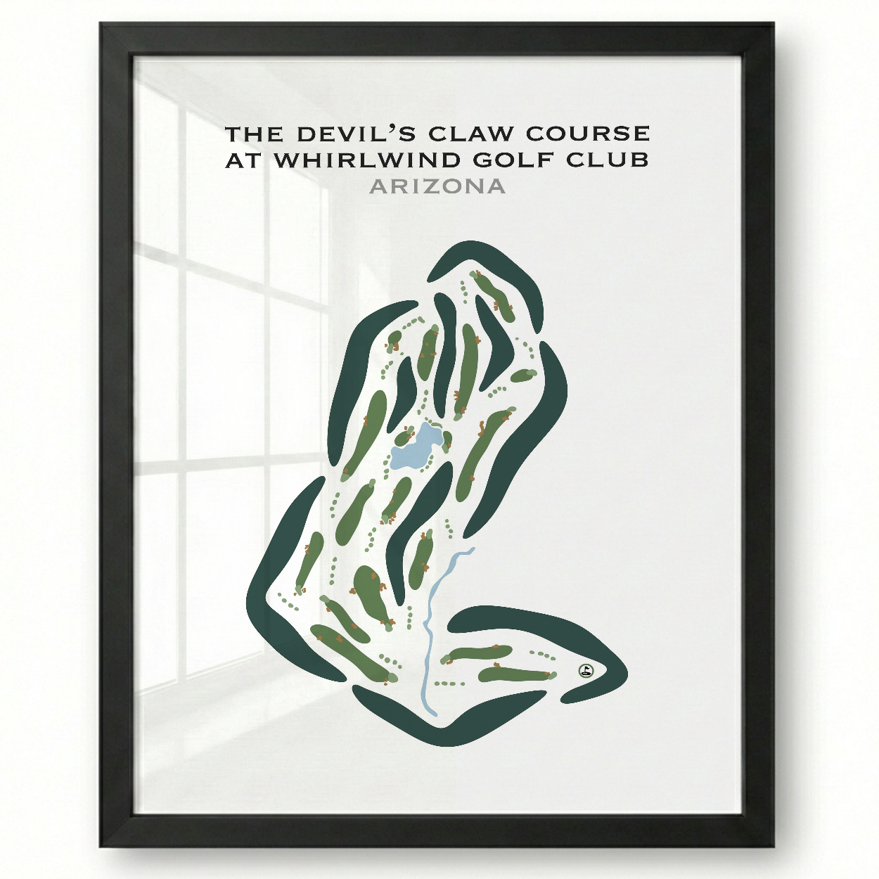The Devil's Claw Course at Whirlwind Golf Club, Arizona  - Printed Golf Courses