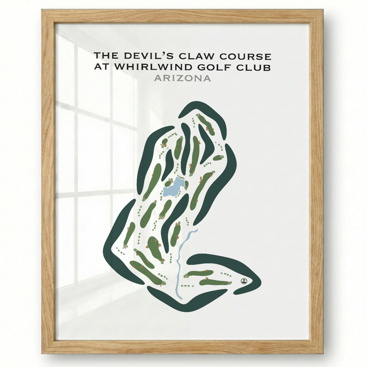The Devil's Claw Course at Whirlwind Golf Club, Arizona  - Printed Golf Courses