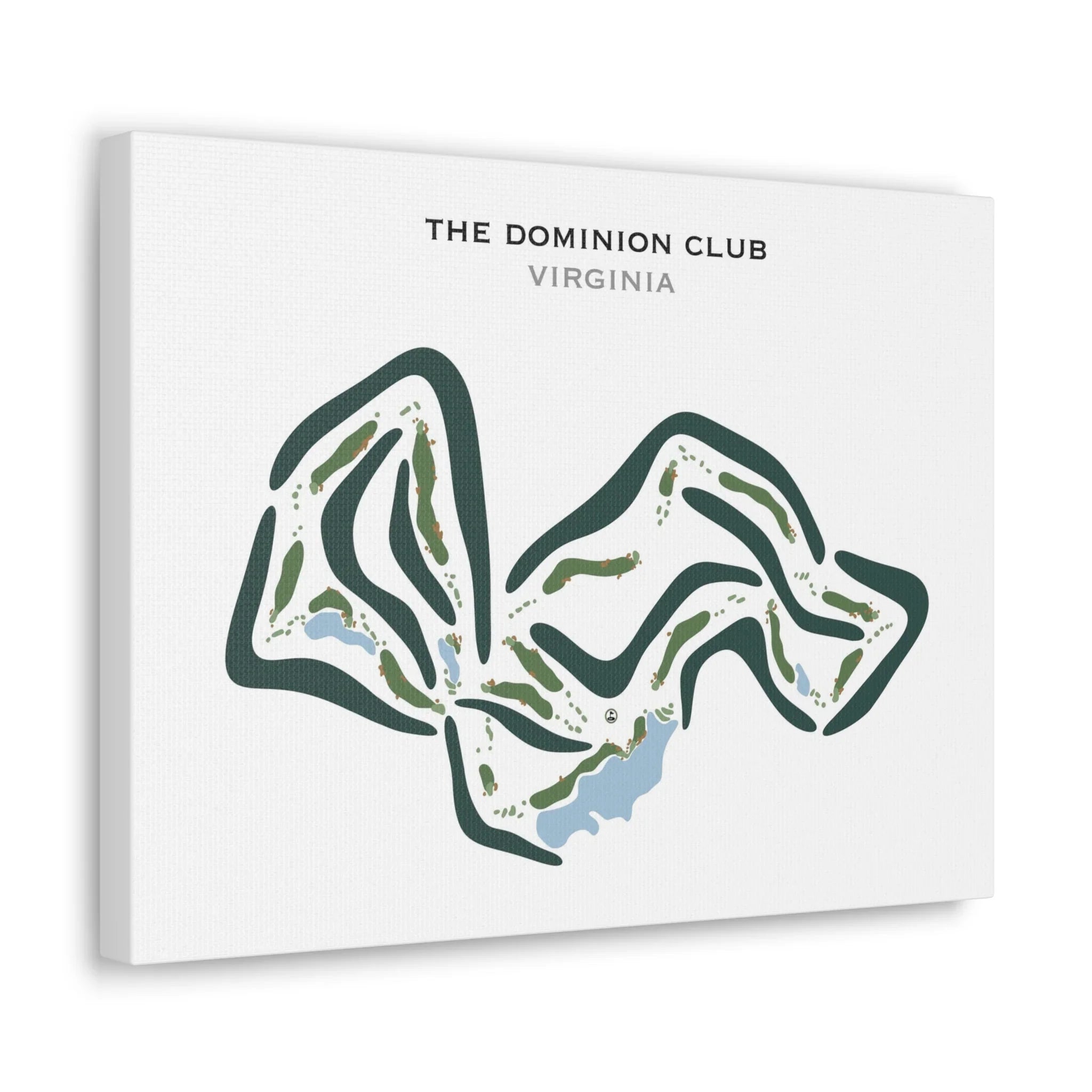 The Dominion Club, Virginia - Printed Golf Courses