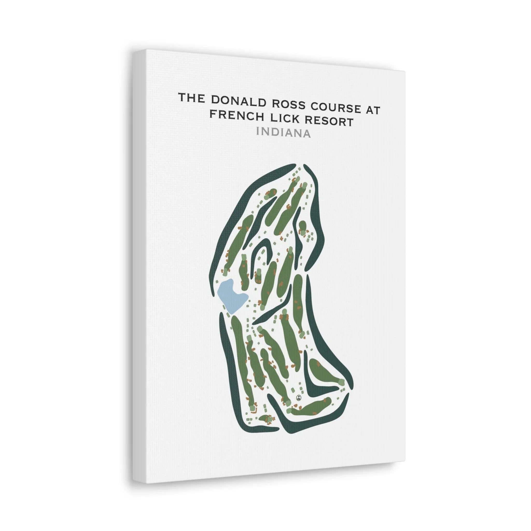 The Donald Ross Course at French Lick Resort, Indiana - Printed Golf Courses