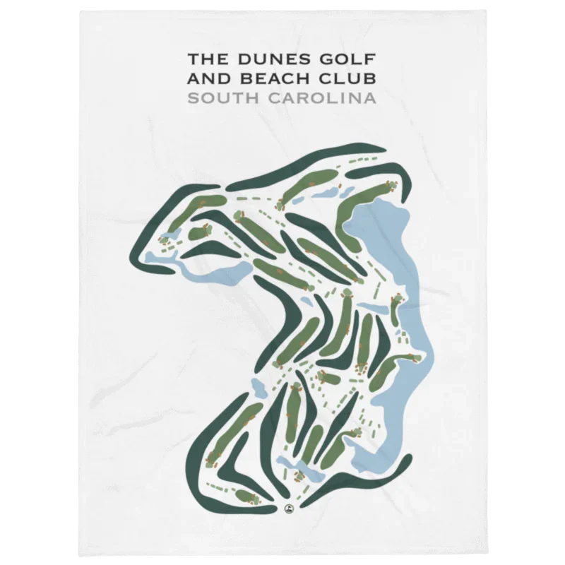 Dunes Golf and Beach Club, South Carolina - Printed Golf Courses