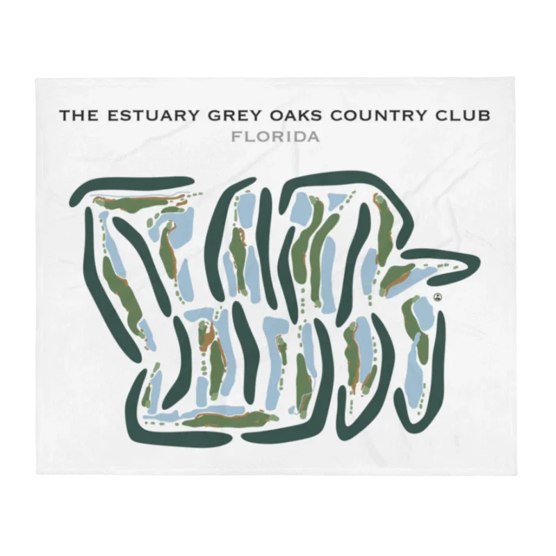 The Estuary Grey Oaks Country Club, Florida - Printed Golf Courses