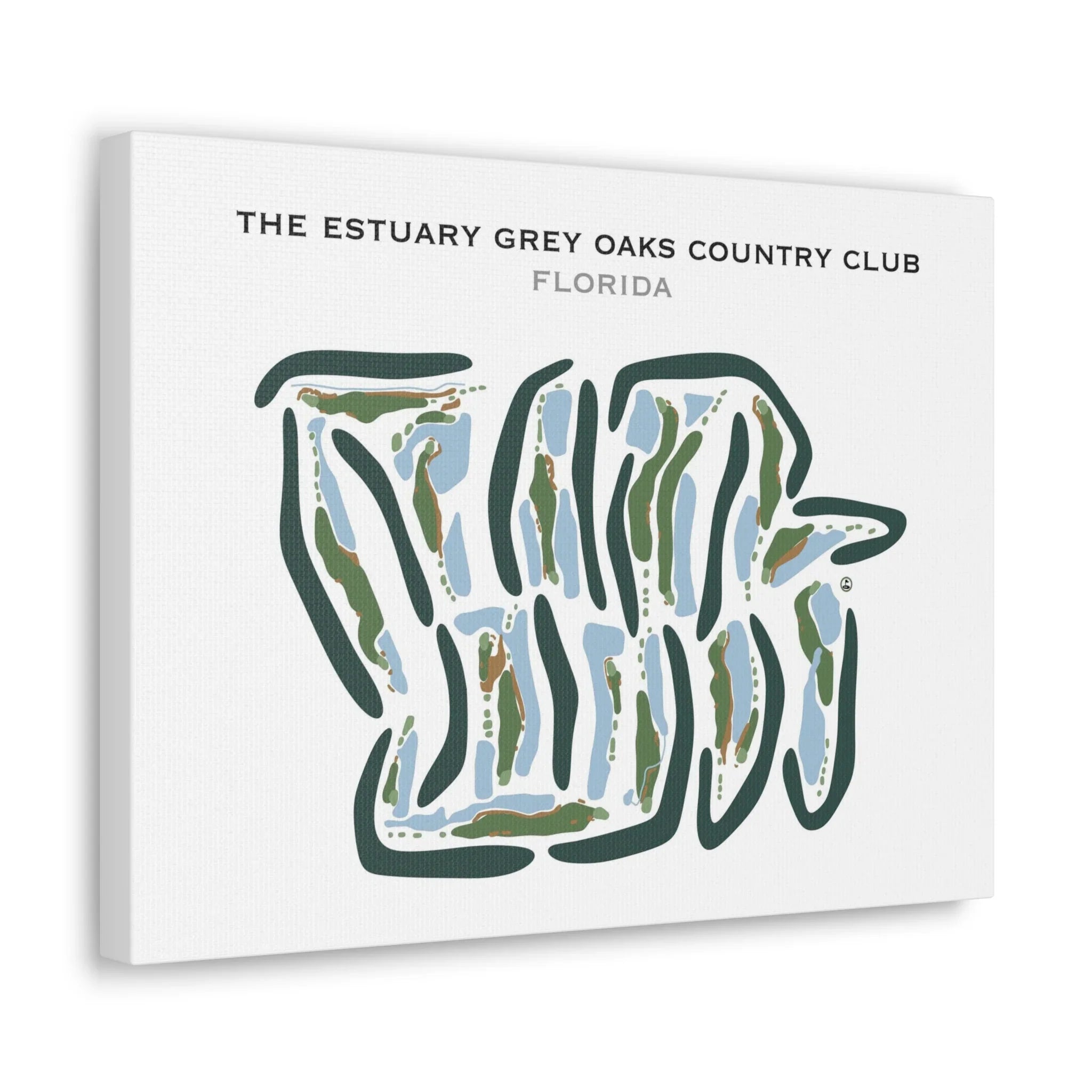 The Estuary Grey Oaks Country Club, Florida - Printed Golf Courses