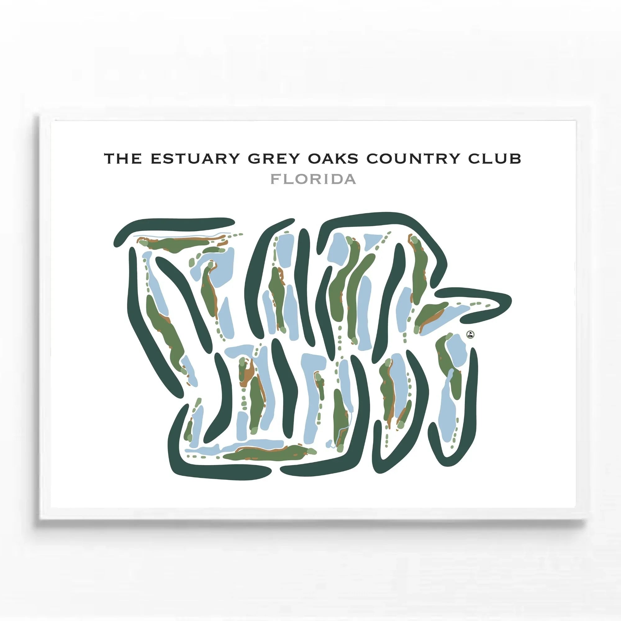 The Estuary Grey Oaks Country Club, Florida - Printed Golf Courses