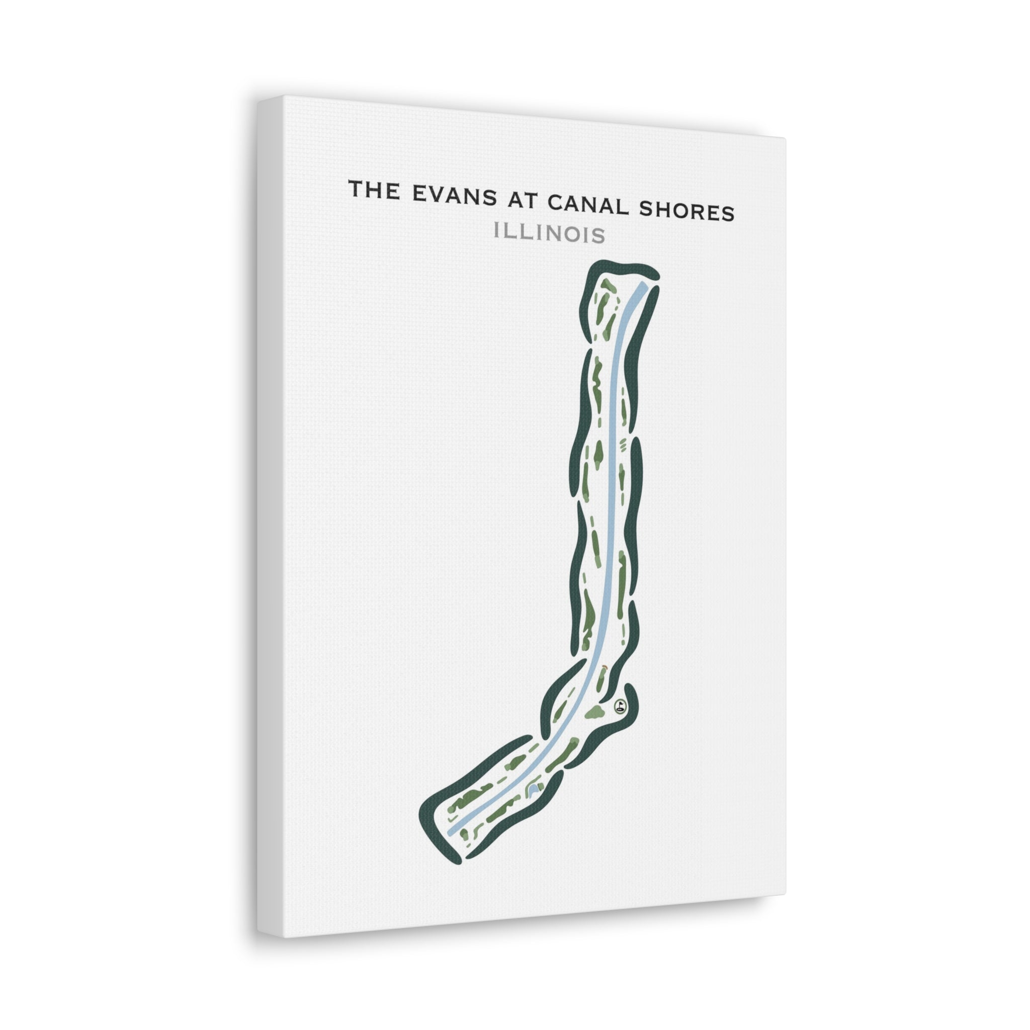 The Evans at Canal Shores, Illinois - Printed Golf Courses