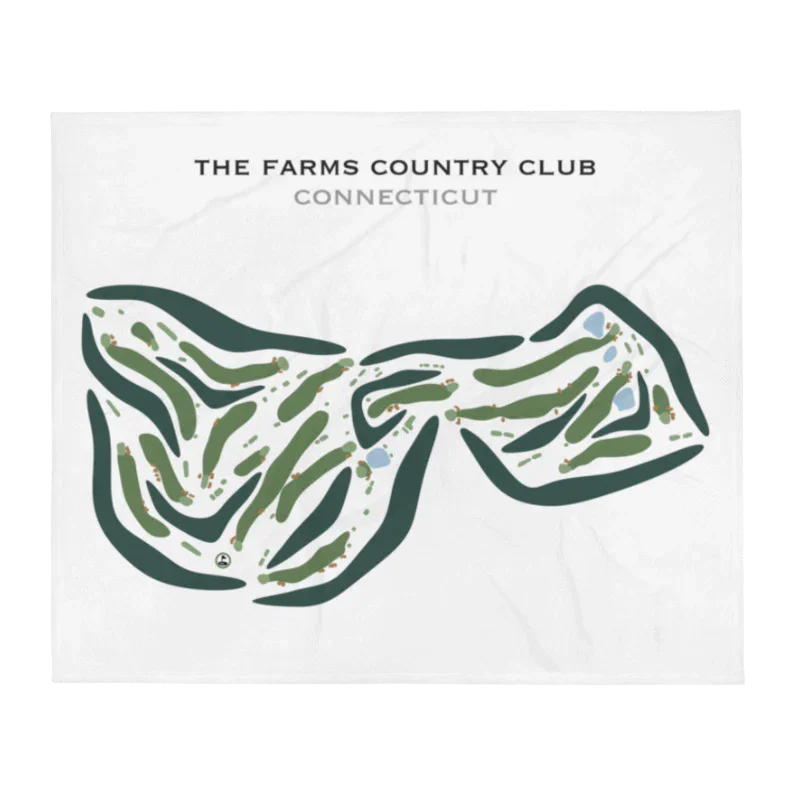 The Farms Country Club, Connecticut - Printed Golf Course
