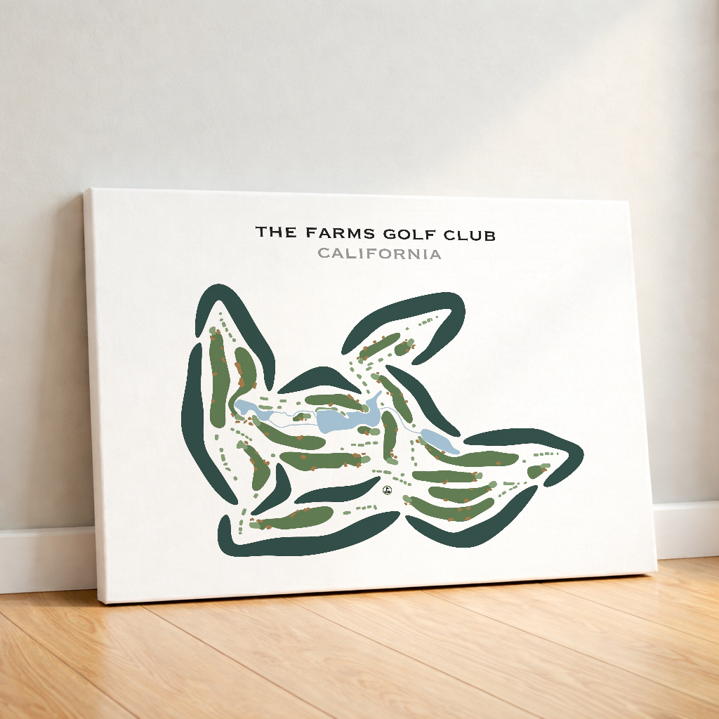 The Farms Golf Club, California - Printed Golf Courses