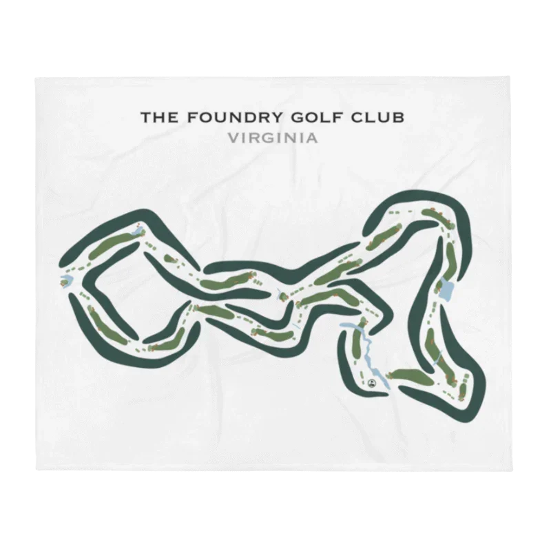 The Foundry Golf Club, Virginia - Printed Golf Courses
