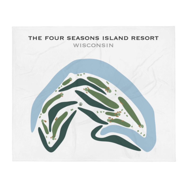 Four Seasons Island Resort, Wisconsin - Printed Golf Courses