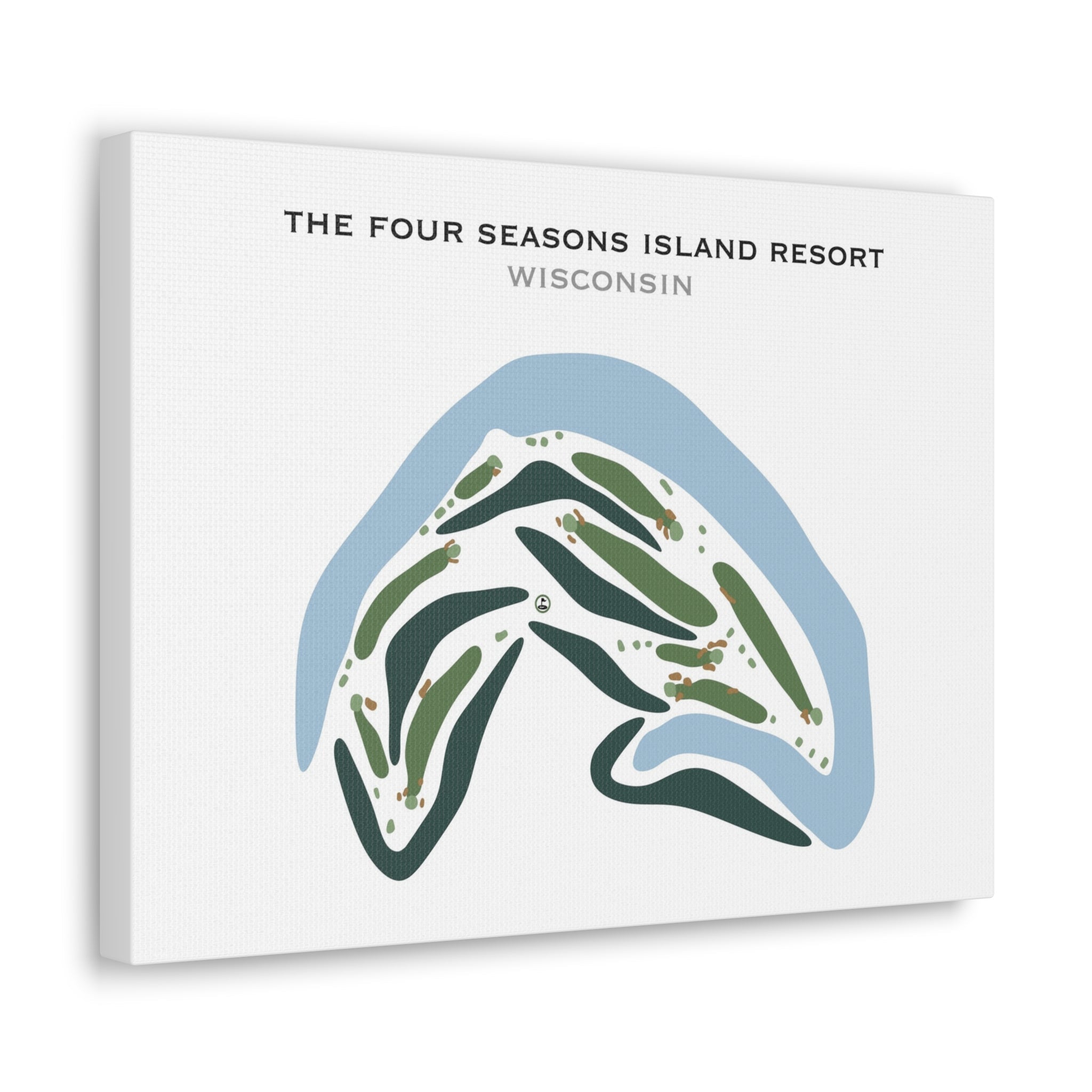 Four Seasons Island Resort, Wisconsin - Printed Golf Courses