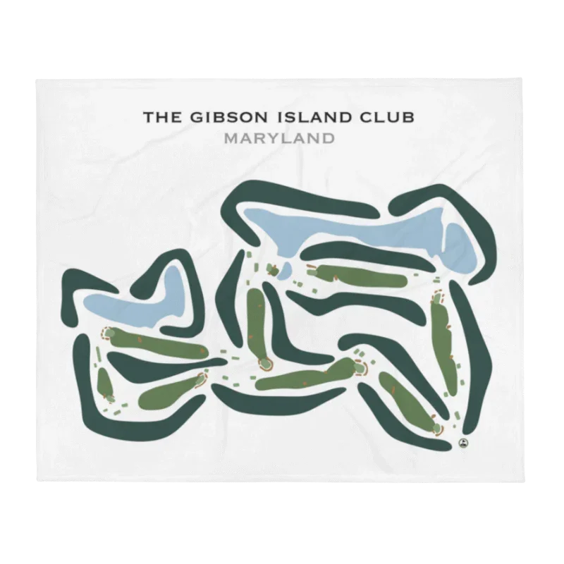 The Gibson Island Club, Maryland - Printed Golf Courses