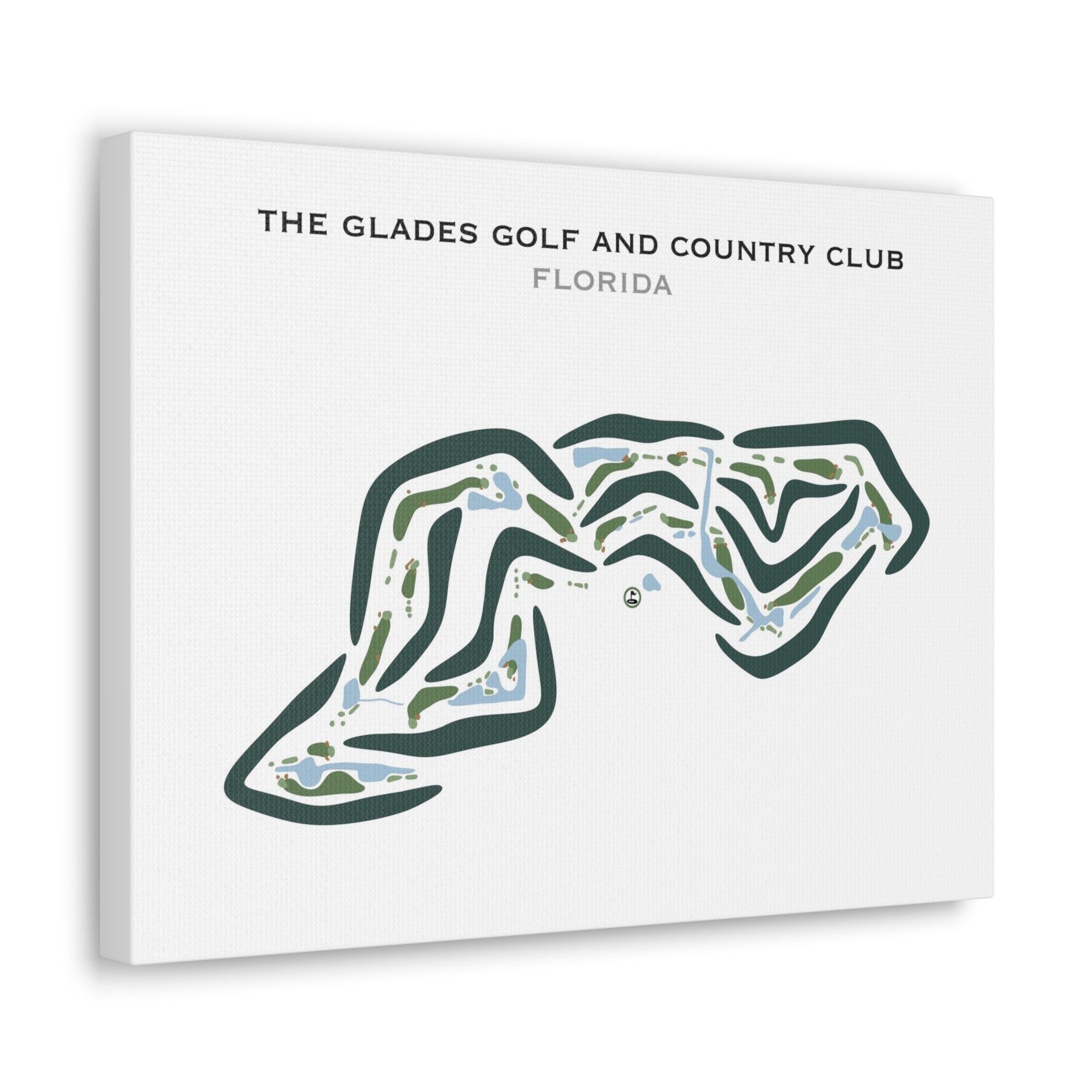 The Glades Golf & Country Club, Florida - Printed Golf Courses