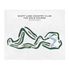 The Gold Course at Scott Lake Country Club, Michigan - Printed Golf Courses