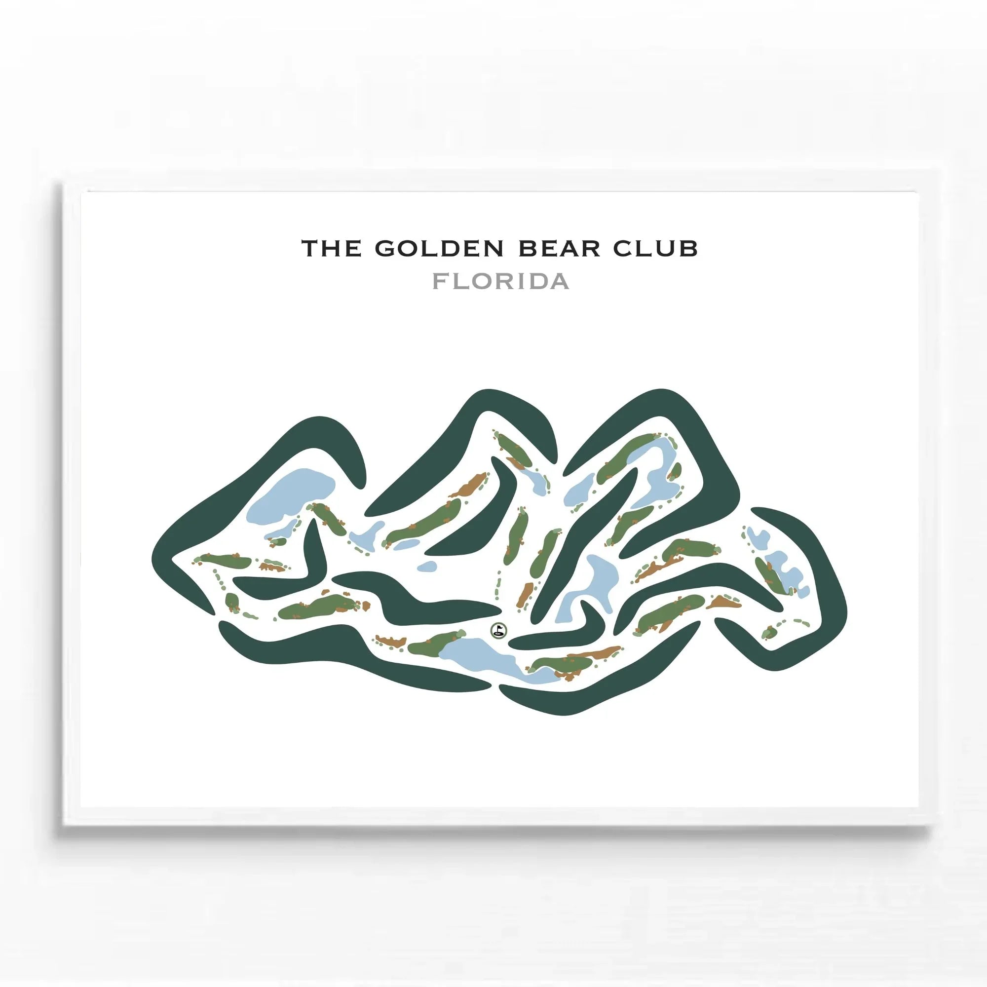The Golden Bear Club, Florida - Printed Golf Courses