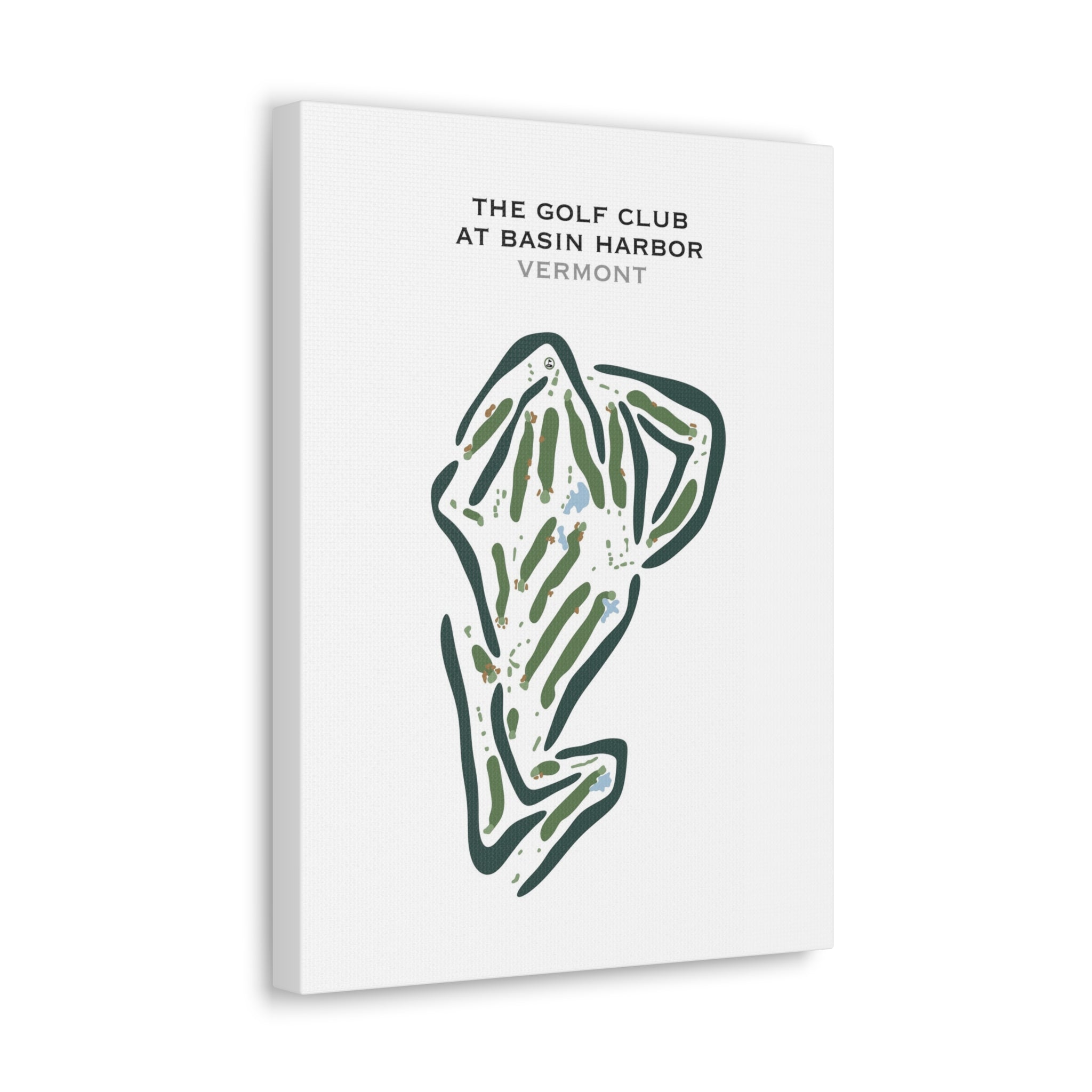 The Golf Club at Basin Harbor, Vermont - Printed Golf Courses