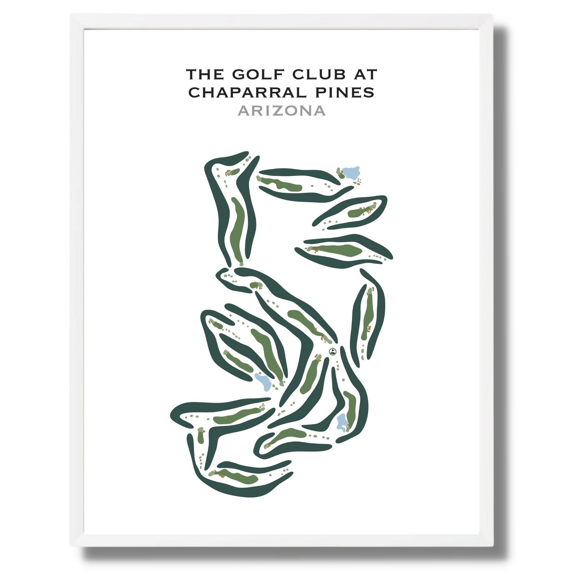 The Golf Club at Chaparral Pines, Arizona - Printed Golf Courses