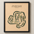 The Golf Club at Cinco Ranch, Texas - Printed Golf Course