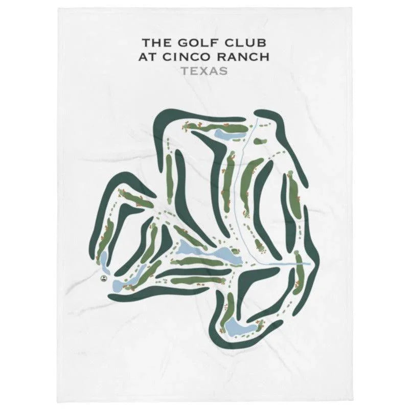 The Golf Club at Cinco Ranch, Texas - Printed Golf Course