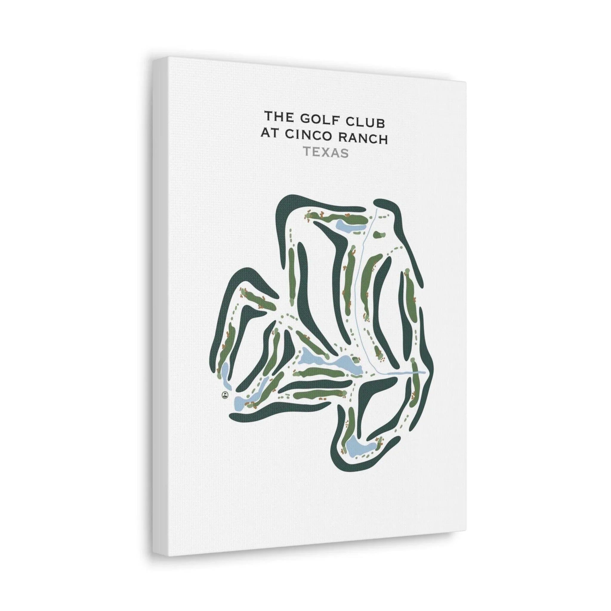 The Golf Club at Cinco Ranch, Texas - Printed Golf Course