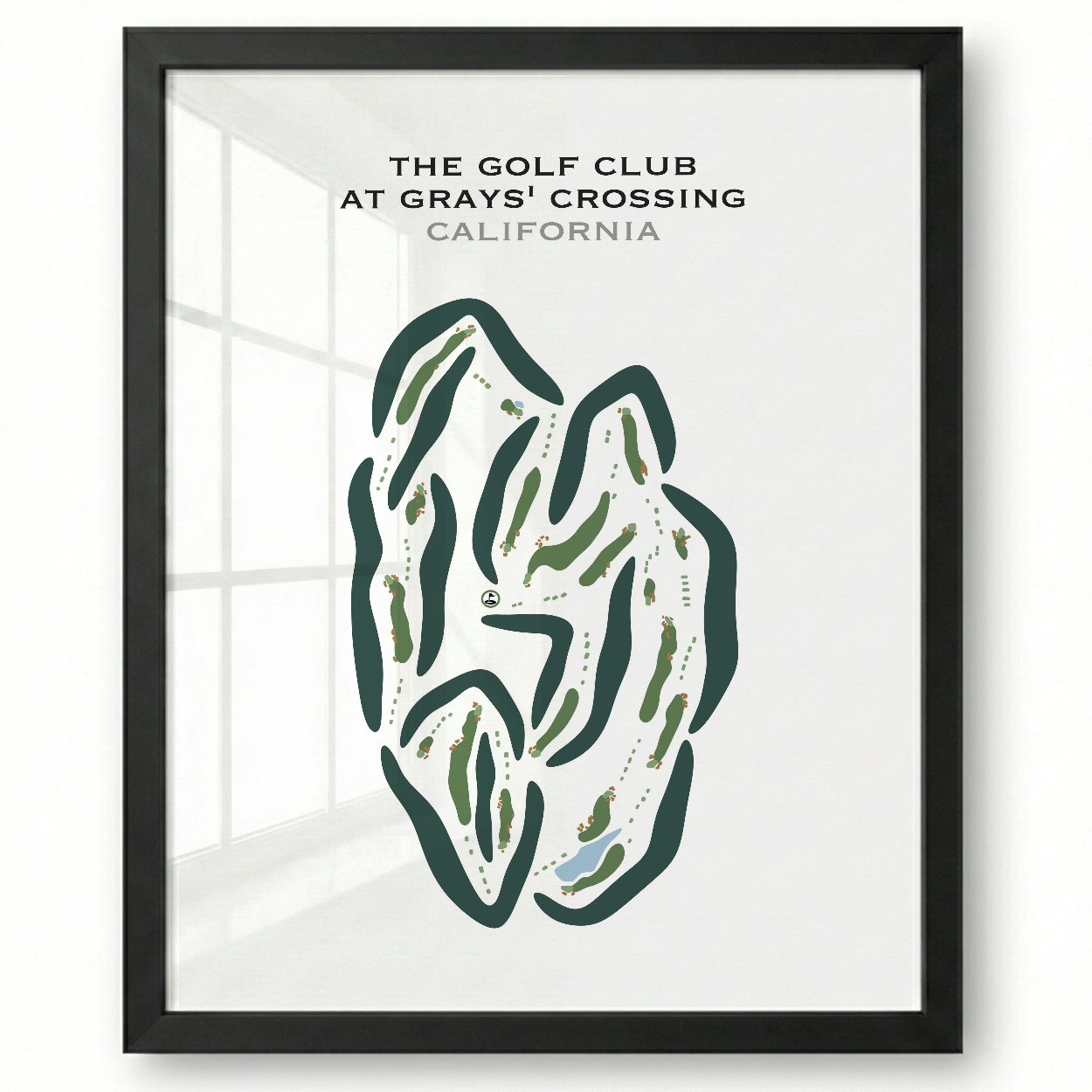 The Golf Club at Grays' Crossing, California - Printed Golf Courses