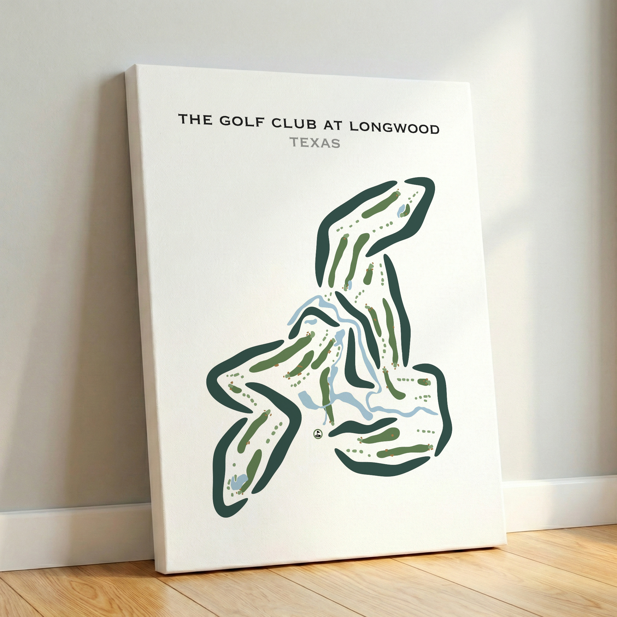 The Golf Club at Longwood, Texas - Printed Golf Courses