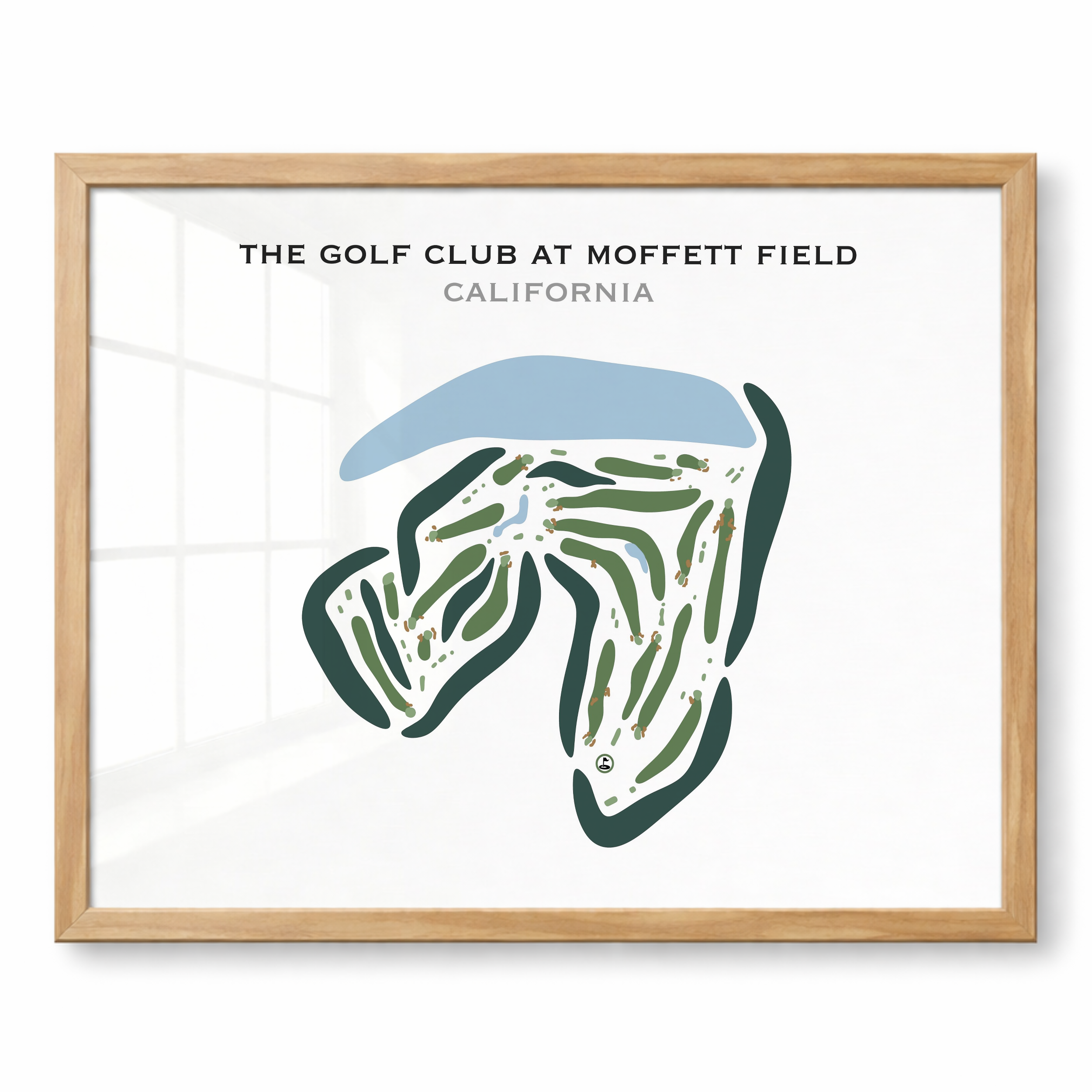 The Golf Club at Moffett Field, California - Printed Golf Courses