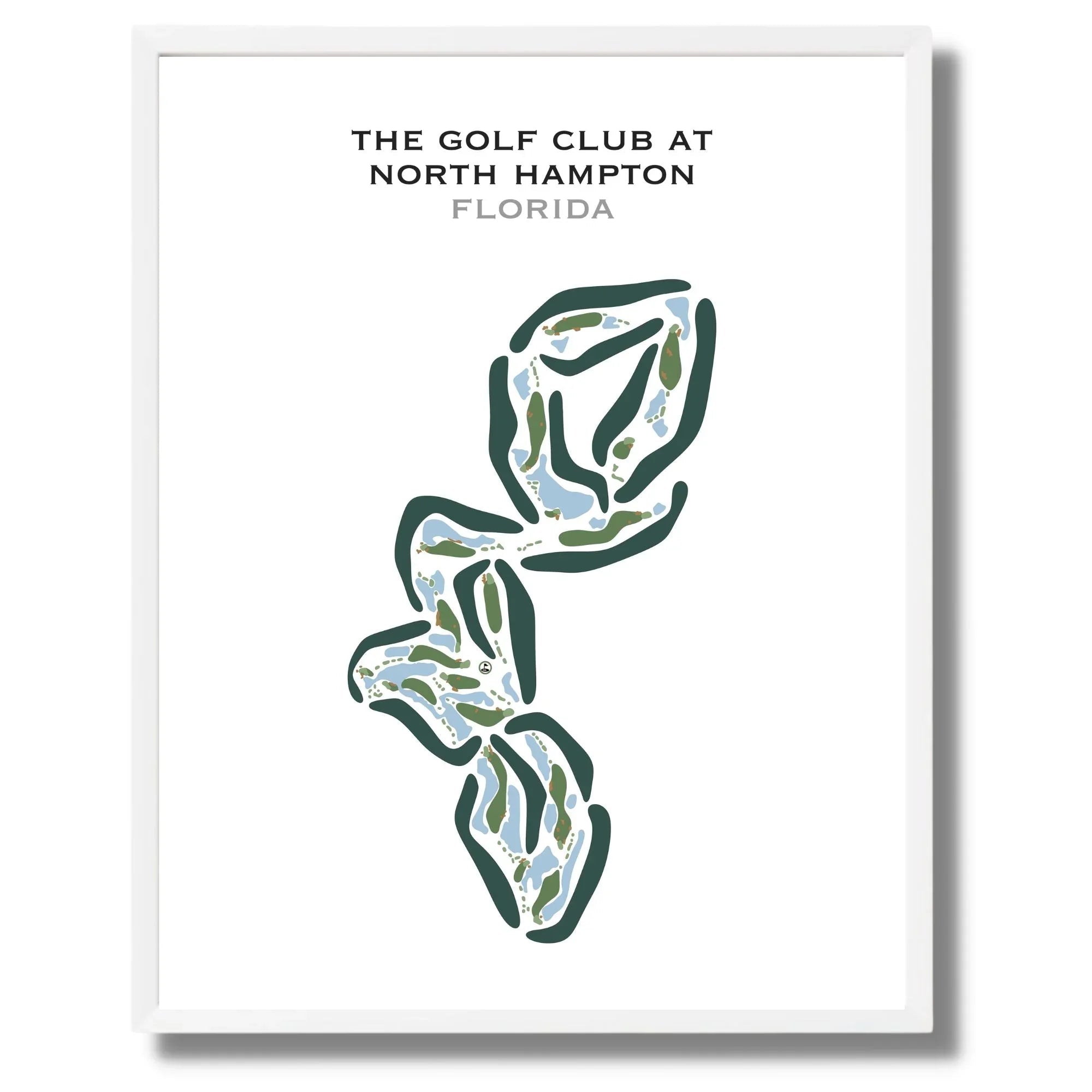 The Golf Club at North Hampton, Florida - Printed Golf Courses