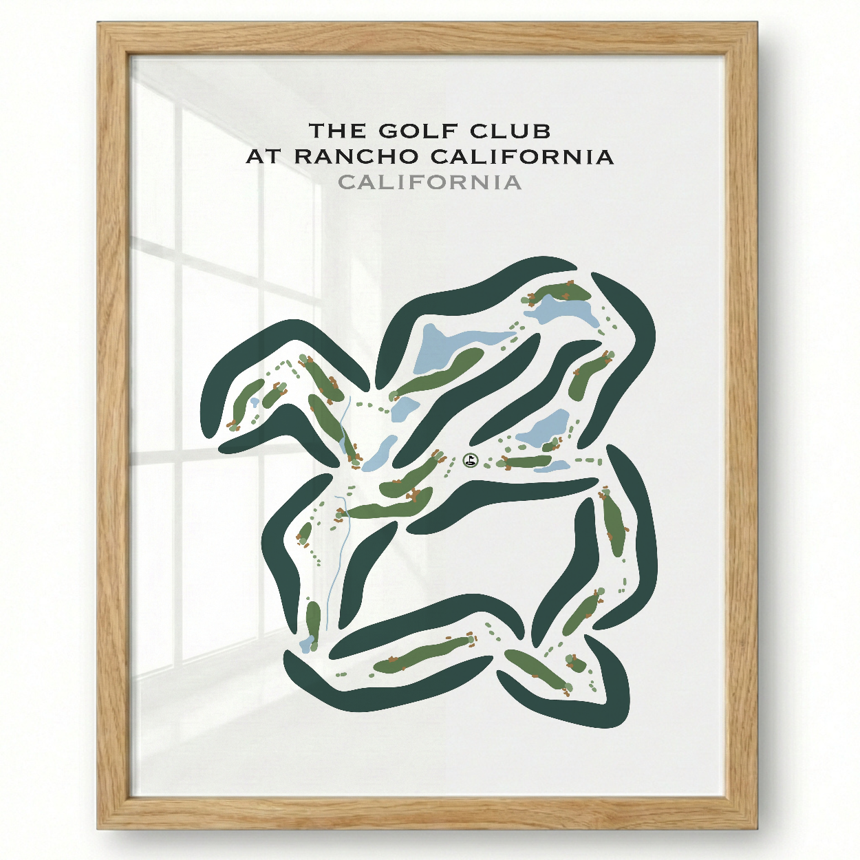 The Golf Club at Rancho California, California - Printed Golf Courses