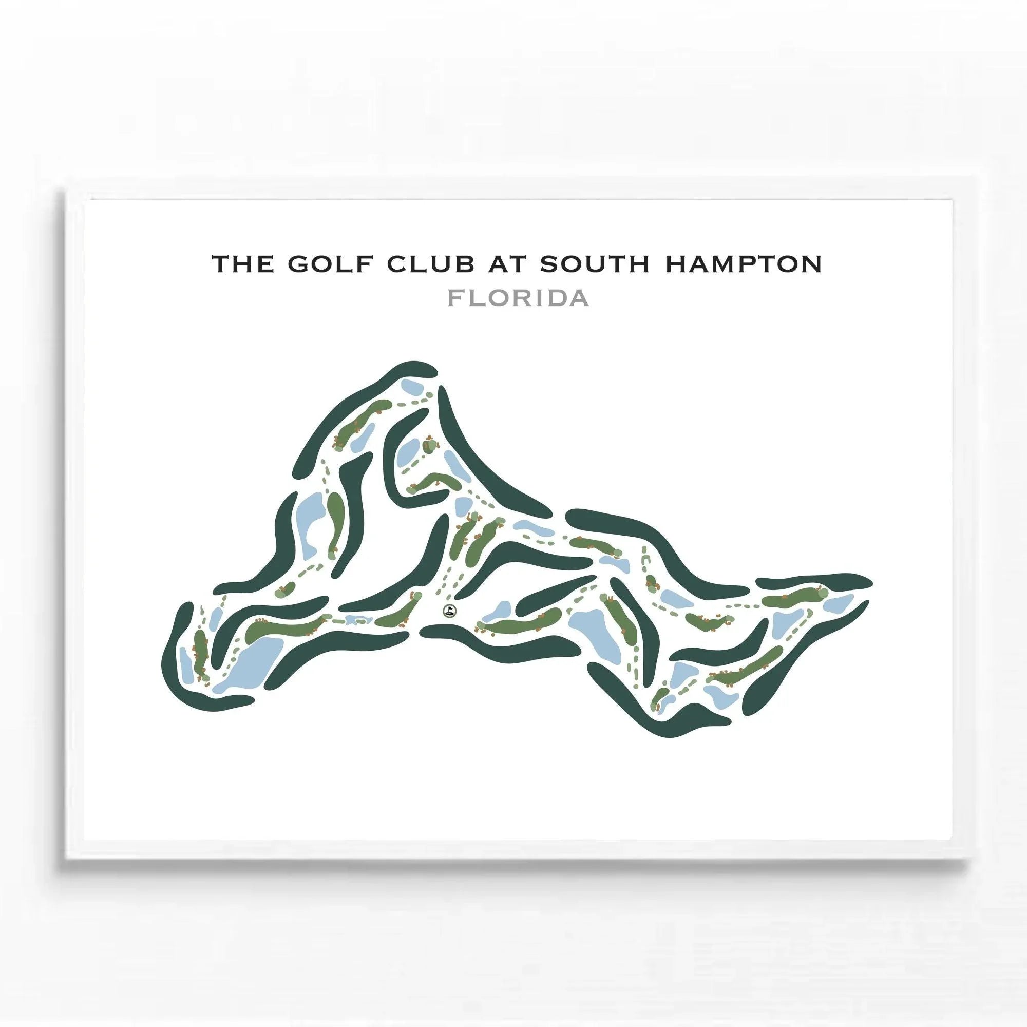 The Golf Club at South Hampton, Florida - Printed Golf Course