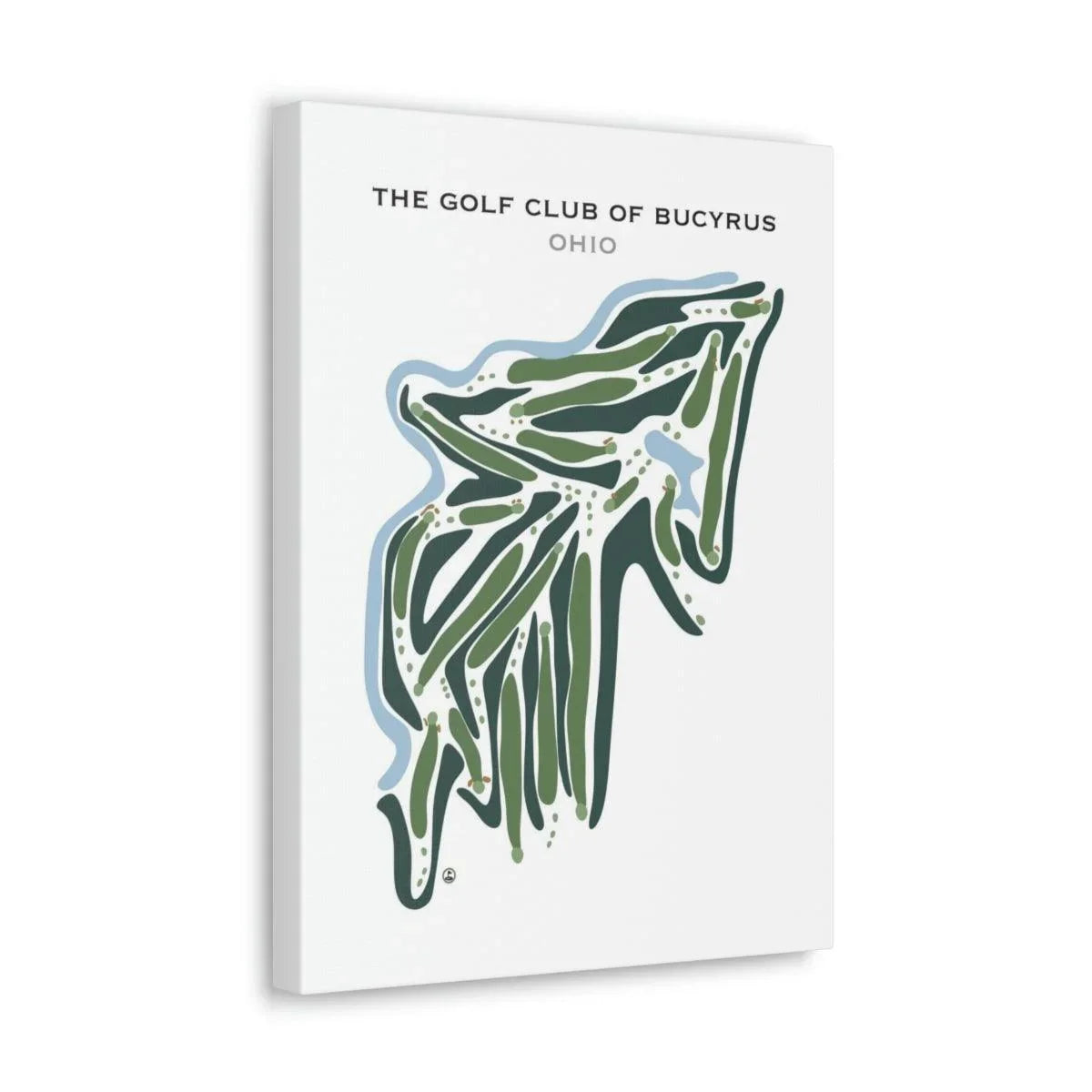 The Golf Club of Bucyrus, Ohio - Printed Golf Courses