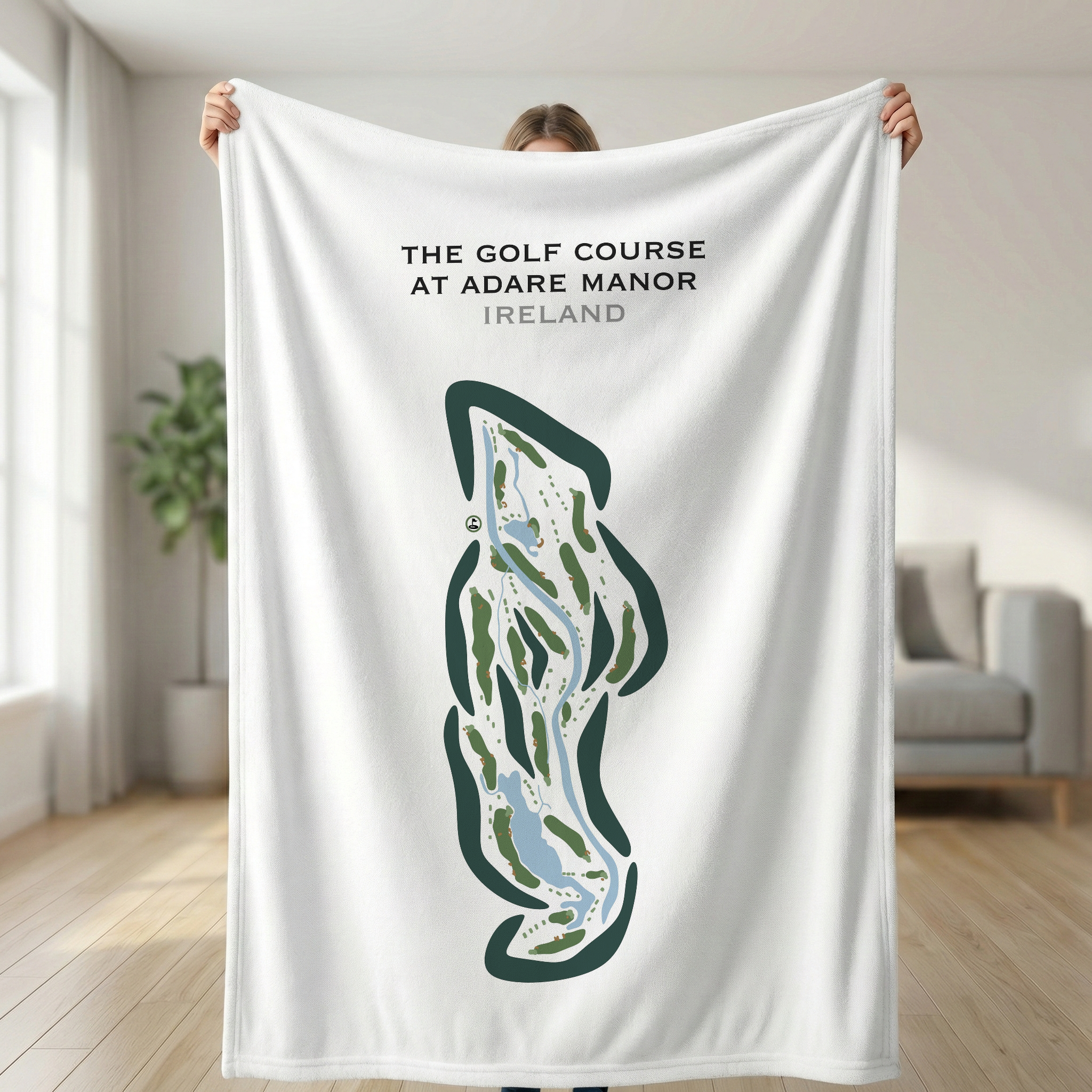 The Golf Course at Adare Manor, Ireland - Printed Golf Courses