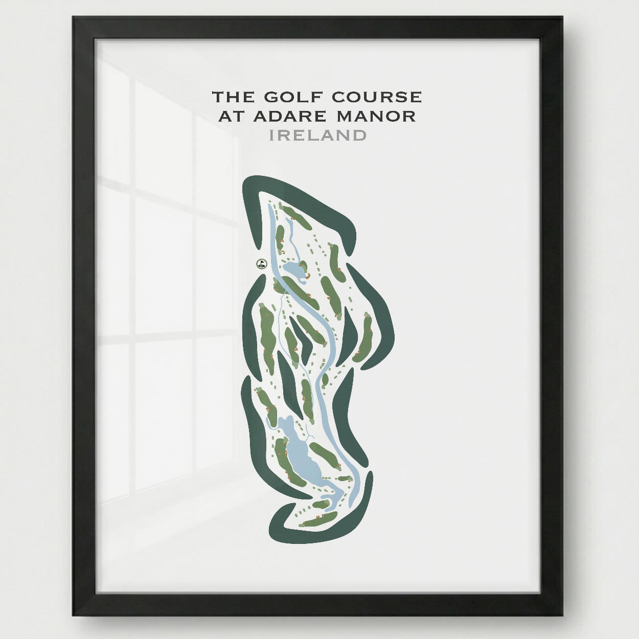 The Golf Course at Adare Manor, Ireland - Printed Golf Courses