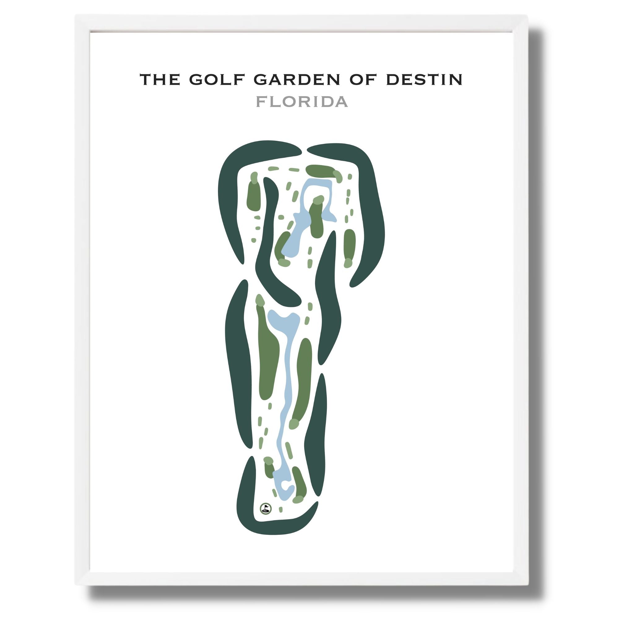The Golf Garden of Destin, Florida - Printed Golf Courses