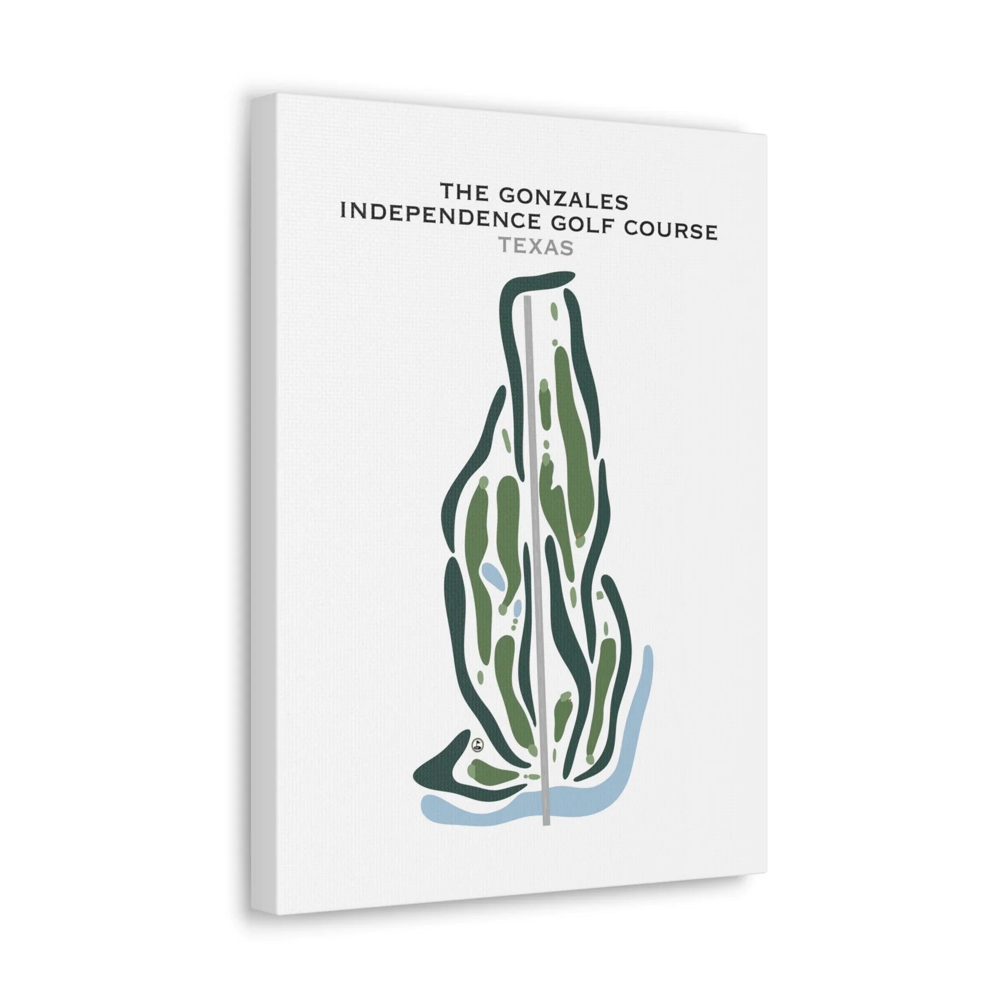 The Gonzales Independence Golf Course, Texas - Printed Golf Courses