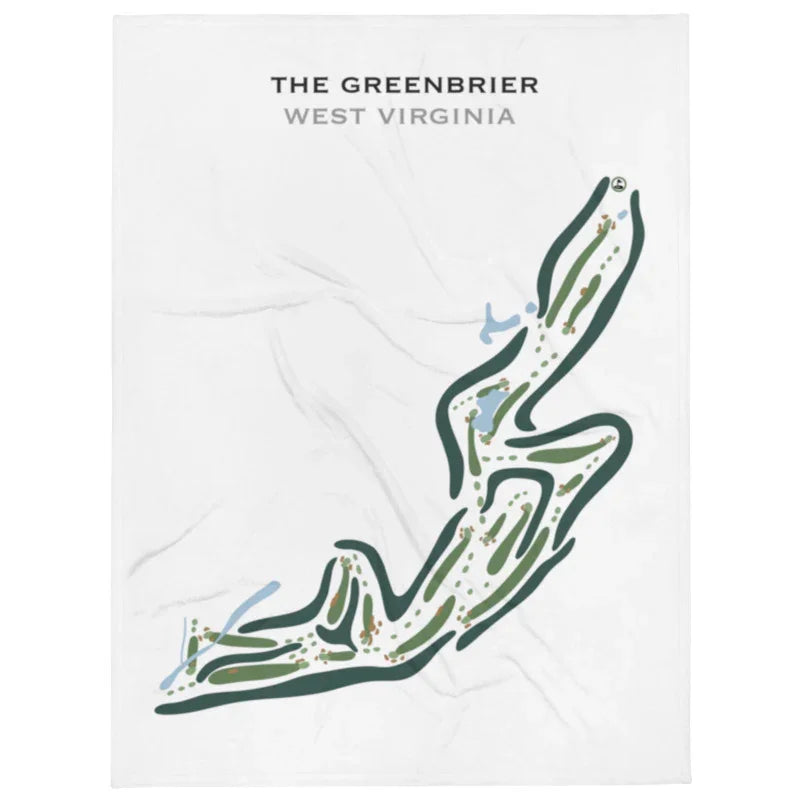 The Greenbrier, West Virginia - Printed Golf Courses