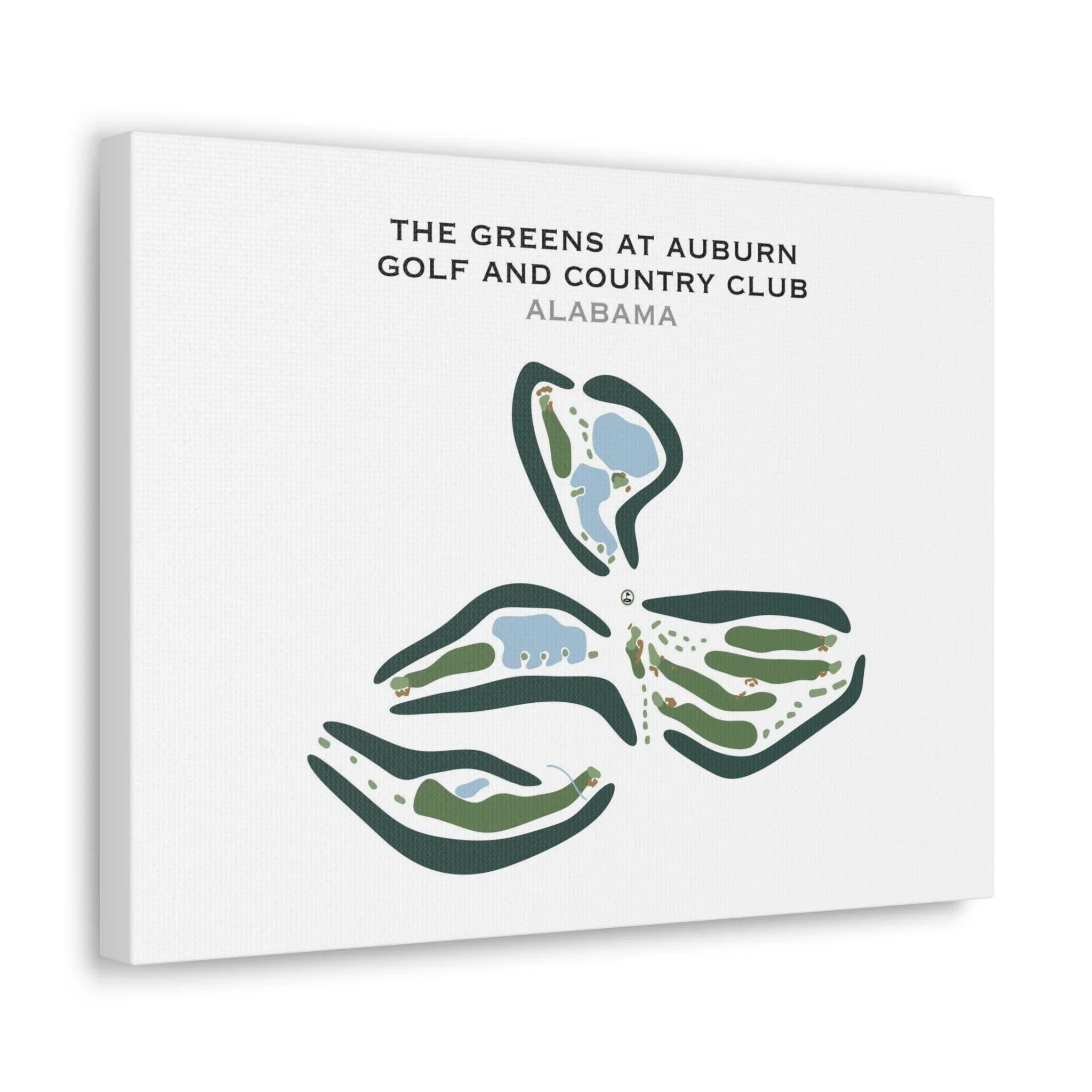 The Greens at Auburn Golf & Country Club, Alabama - Printed Golf Courses