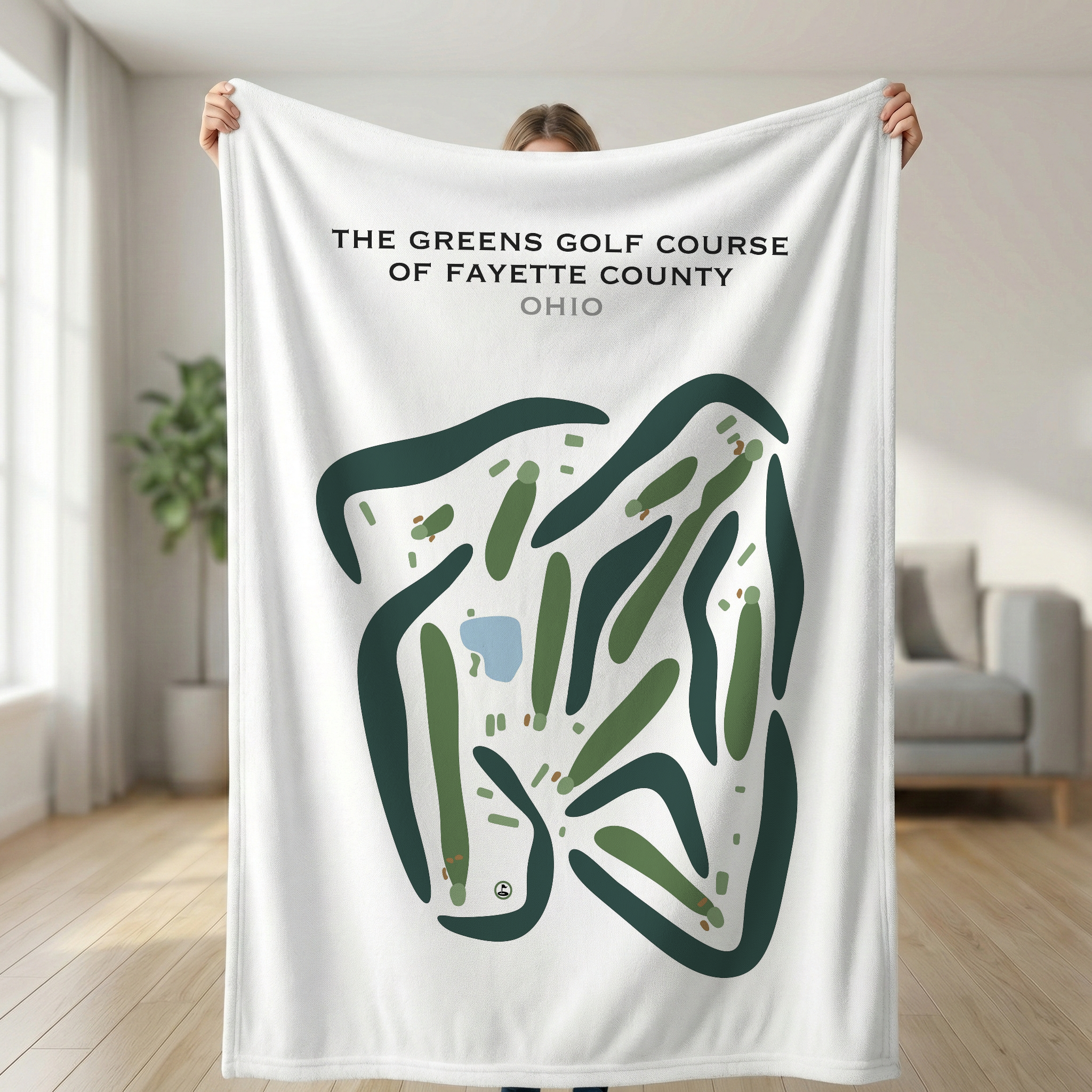 The Greens Golf Course of Fayette County, Ohio - Printed Golf Courses