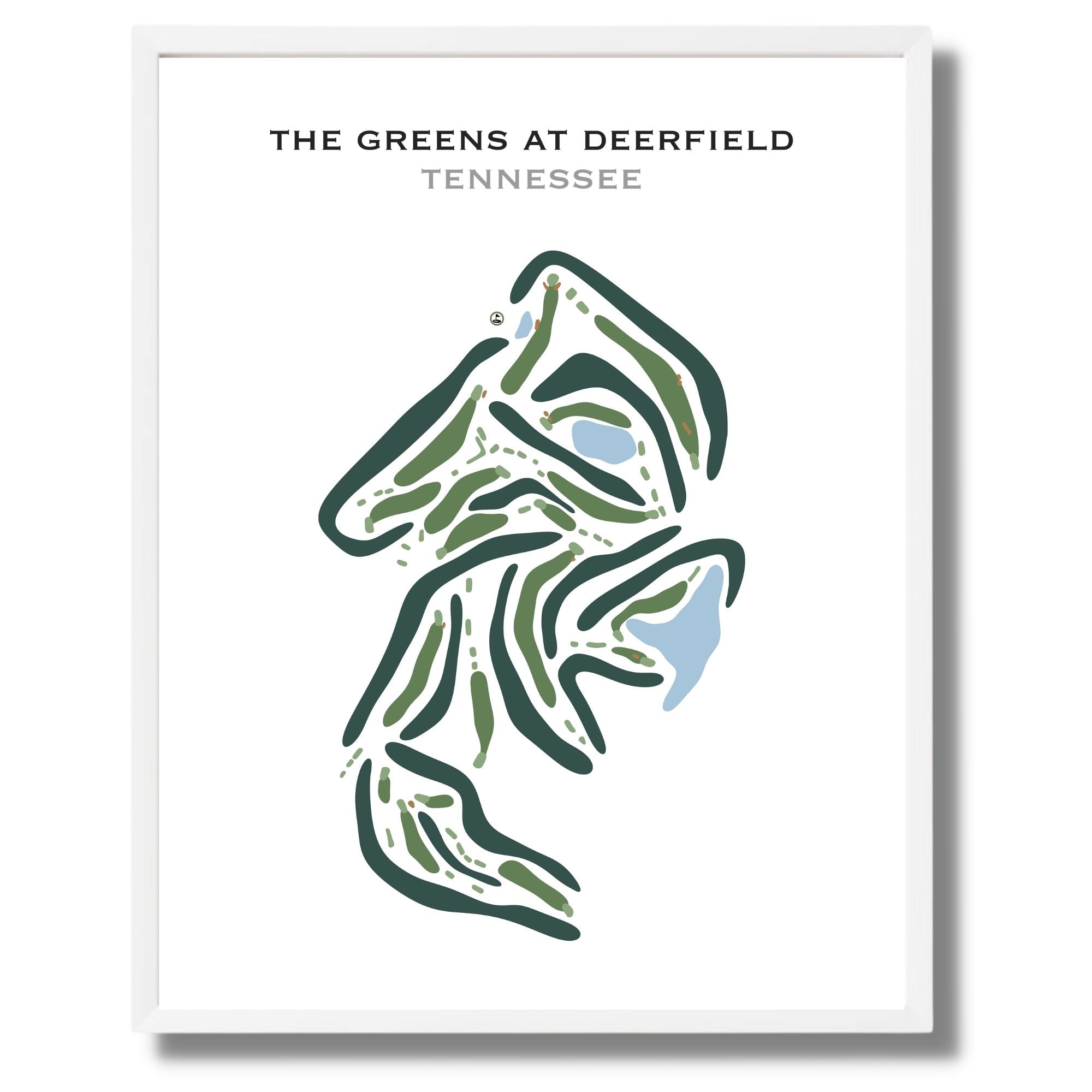 The Greens at Deerfield, Tennessee - Printed Golf Courses