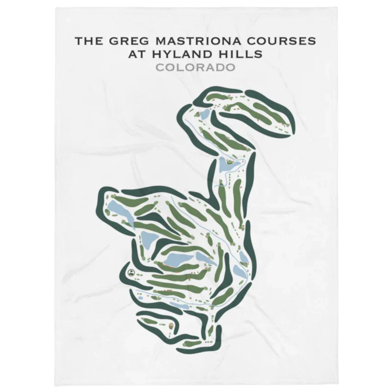 The Greg Mastriona Golf Courses at Hyland Hills, Colorado - Printed Golf Courses