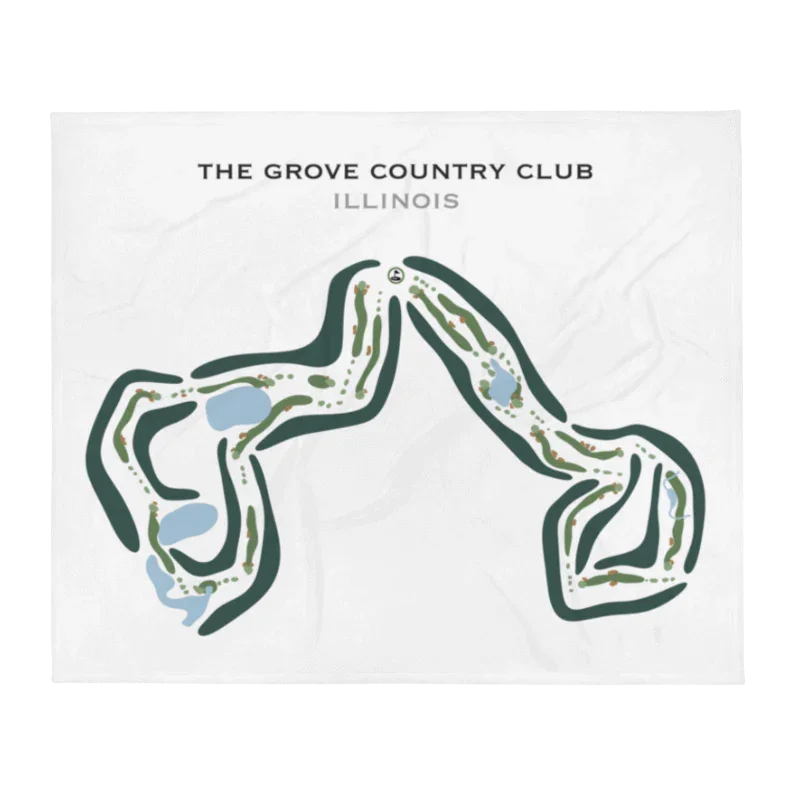 The Grove Country Club, Illinois - Printed Golf Courses
