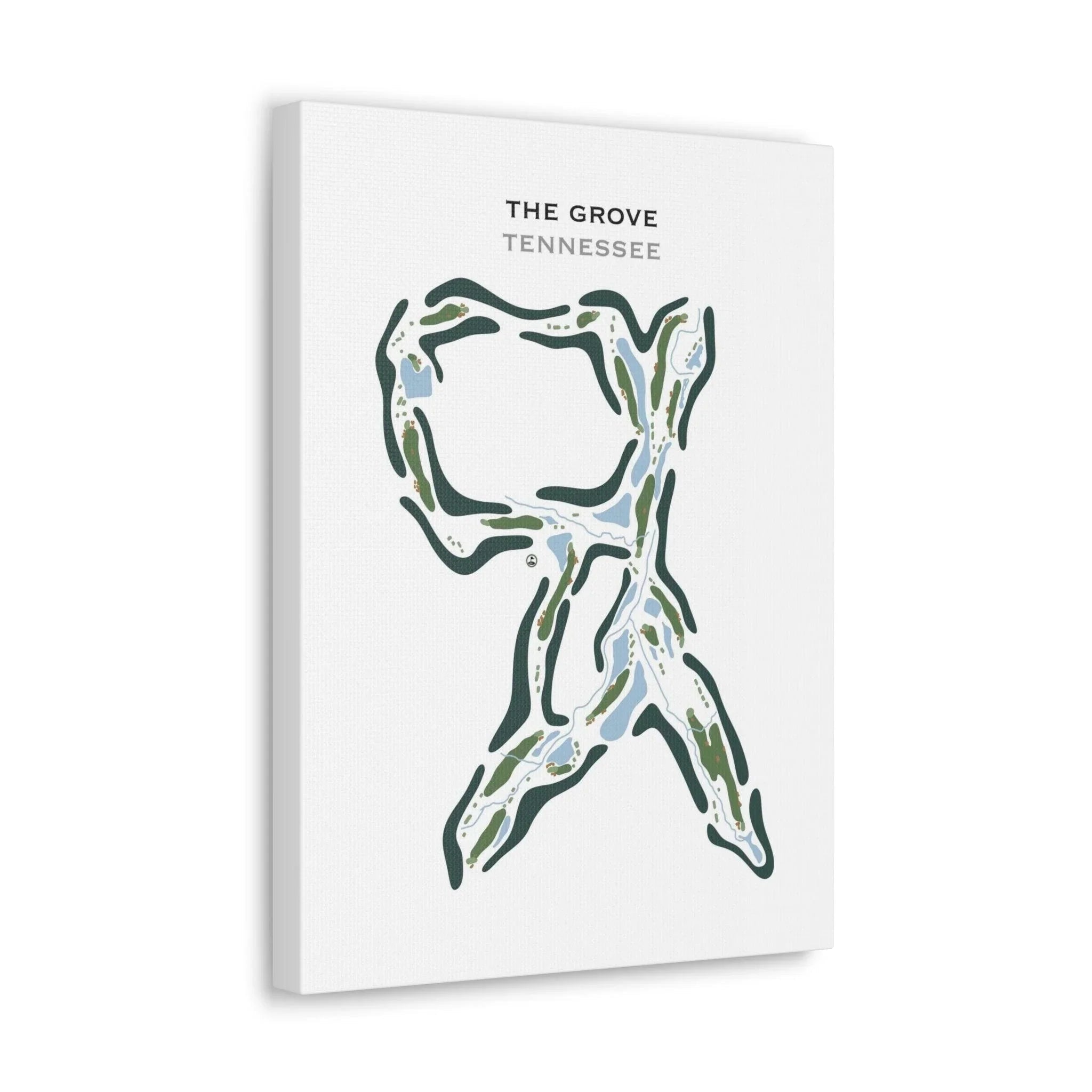 The Grove, Tennessee - Printed Golf Course
